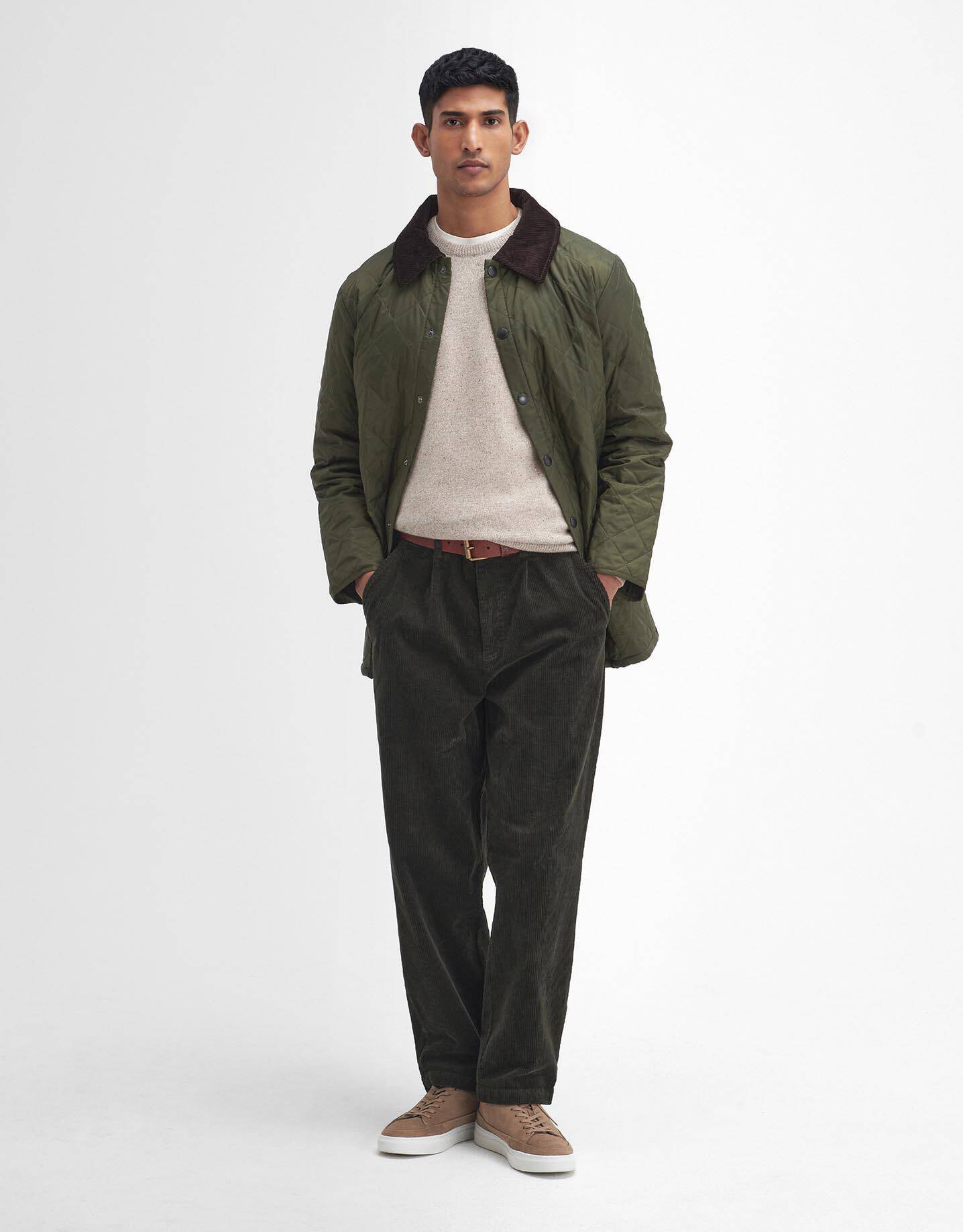 Barbour Heritage Liddesdale Olive Quilted Jacket