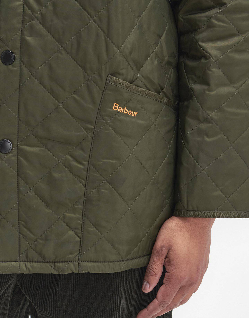 Barbour Heritage Liddesdale Olive Quilted Jacket