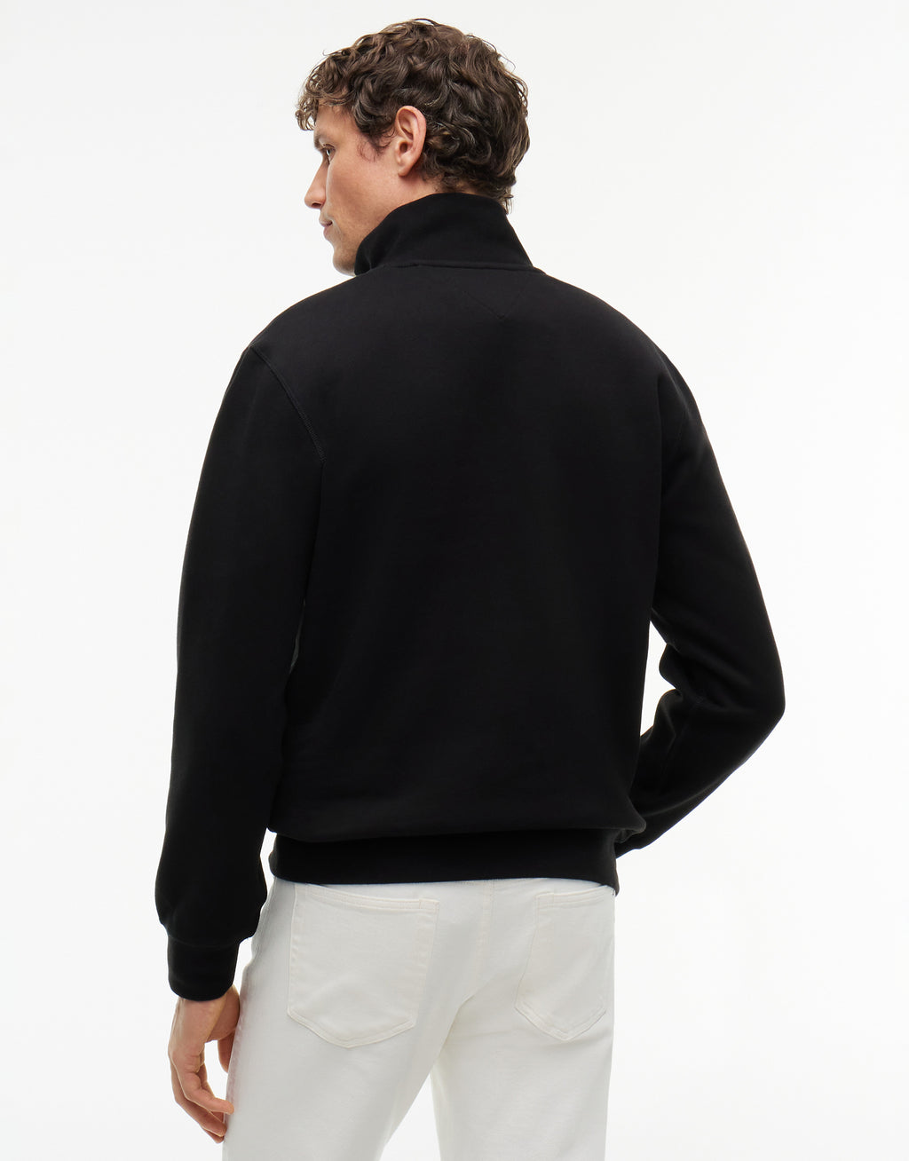 Tommy Hilfiger Essential Black Fleece 1/4 Zip