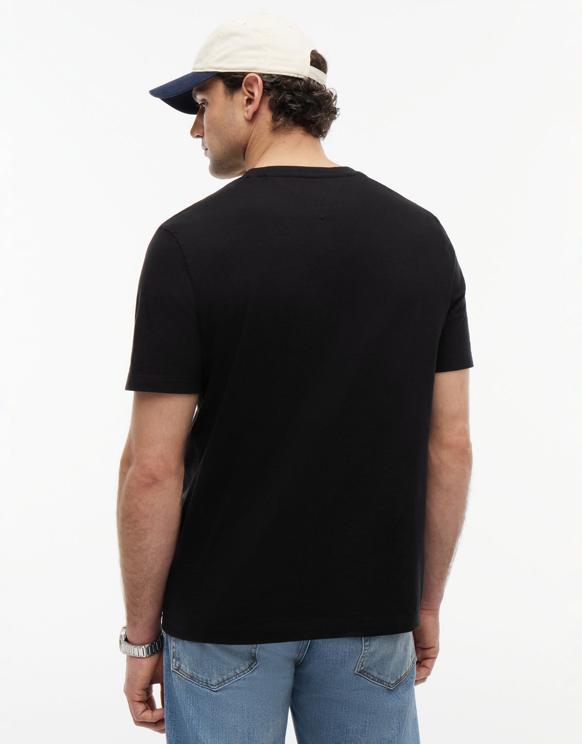 Tommy Hilfiger Essential Regular Fit Solid Black T-Shirt