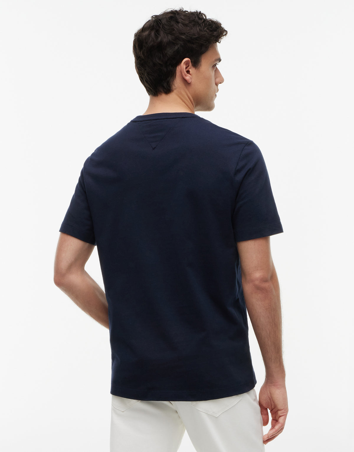 Tommy Hilfiger Essential Regular Fit Solid Navy Blue T-Shirt