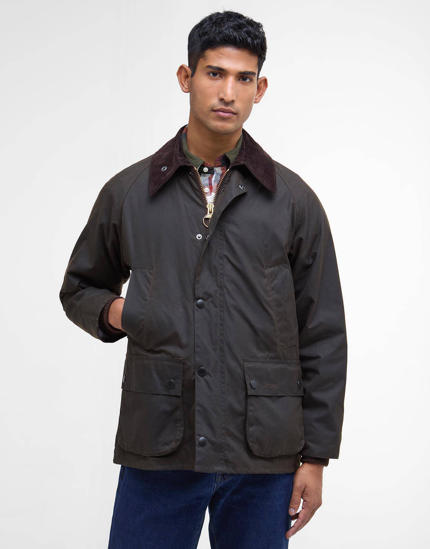 Barbour Classic Bedale Olive Wax Jacket – Rembrandt New Zealand