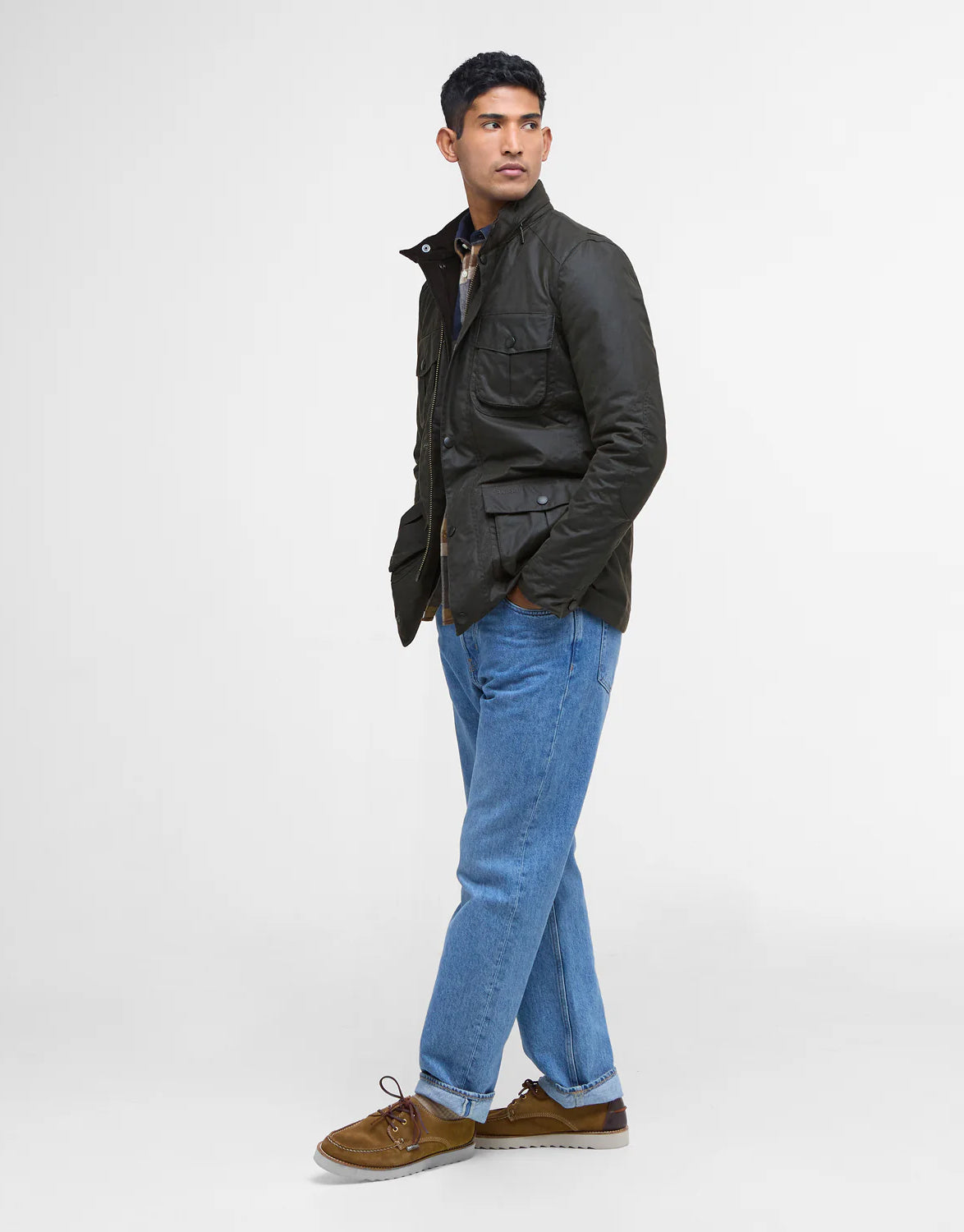 Barbour Corbridge Wax Olive Jacket