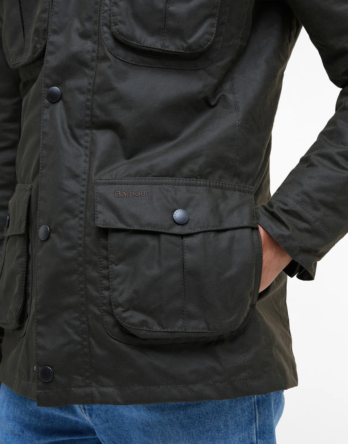Barbour Corbridge Wax Olive Jacket
