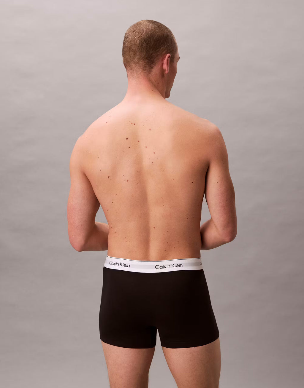 Calvin Klein Icon Cotton Stretch 3pk Black Trunks