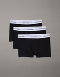 Calvin Klein Icon Cotton Stretch 3pk Black Trunks