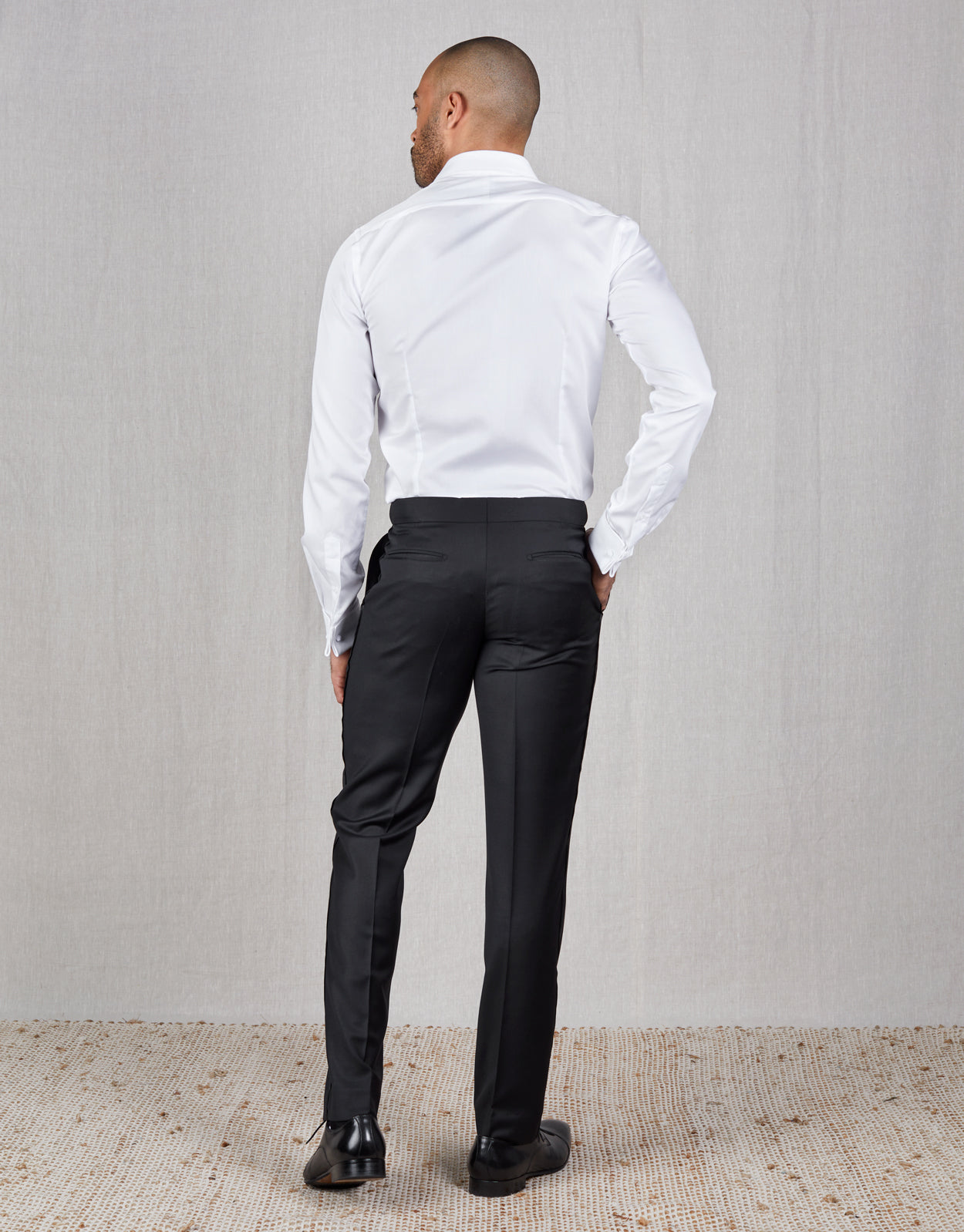 Ferry Black Tuxedo Suit Trouser