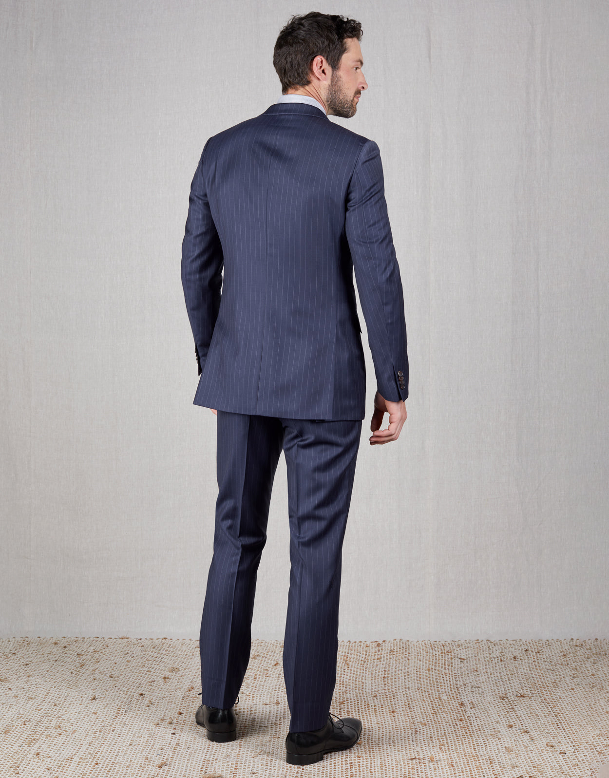 Cooper Navy Stripe Two Piece Suit