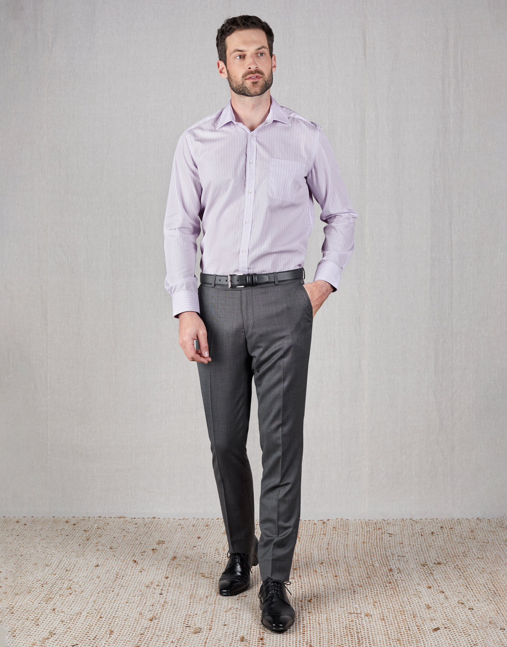Cooper Grey Nailhead Two Trouser Suit