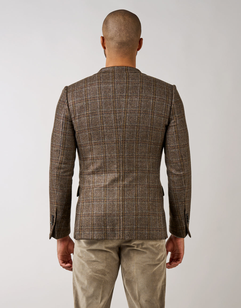 Hawker Brown & Green Check Blazer