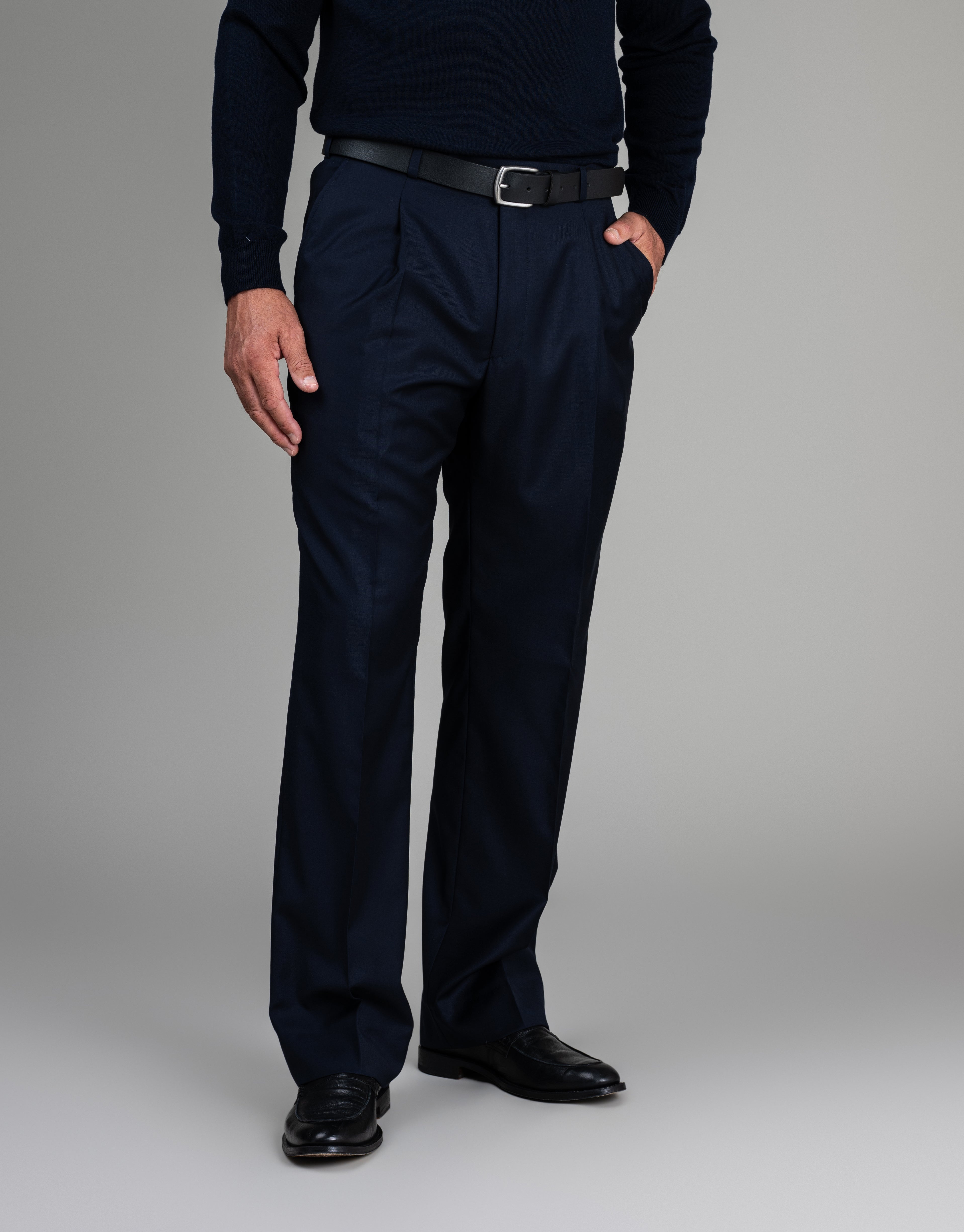 Doppio Navy Twill Suit