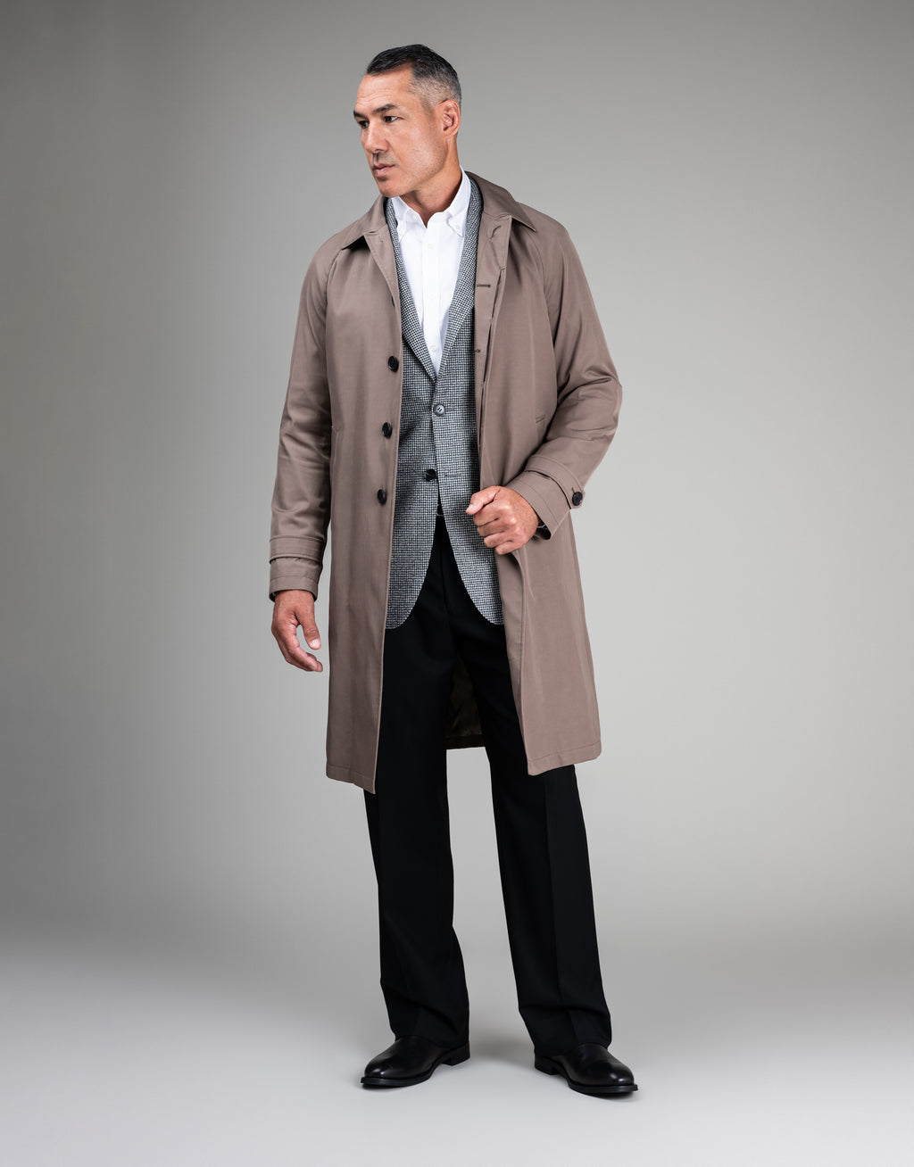 Loch Camel Brown Water Resistant Raglan Coat