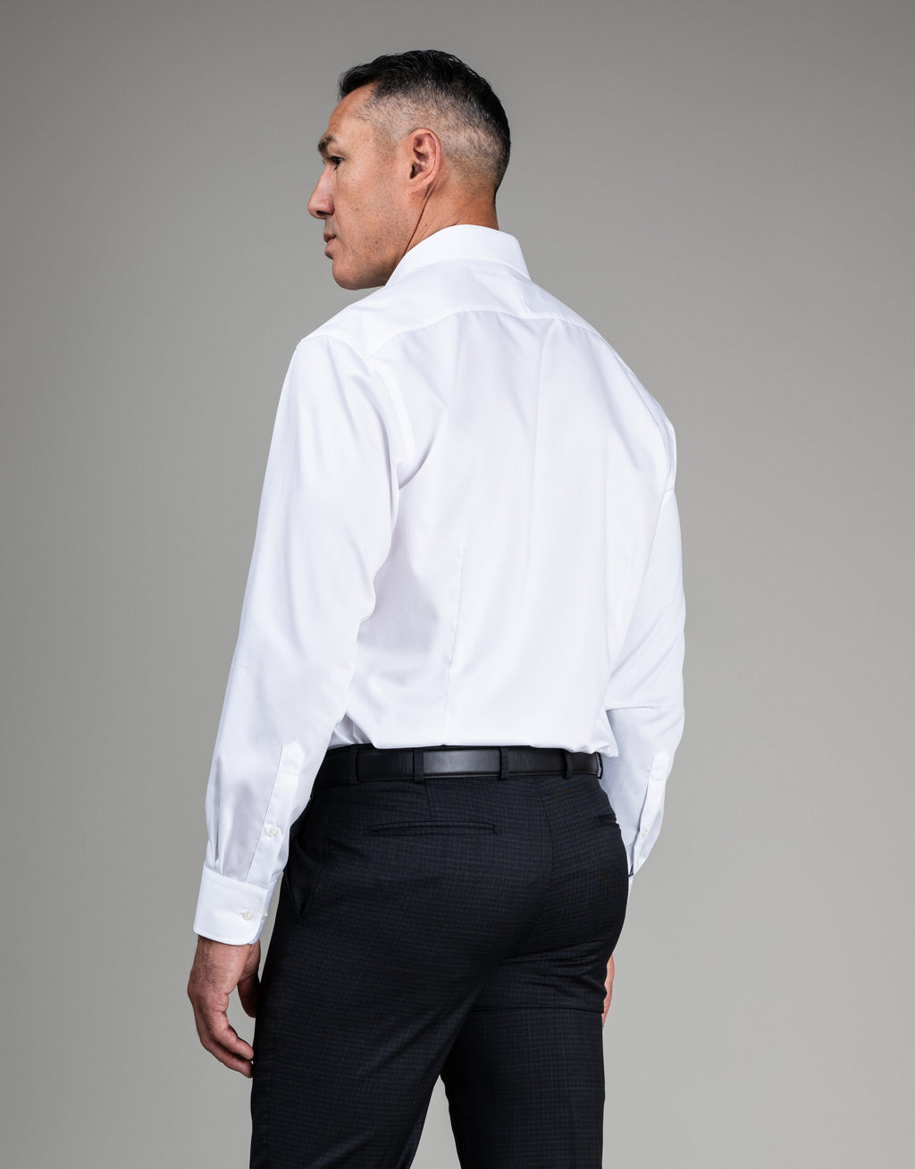 London White Fine Twill Shirt