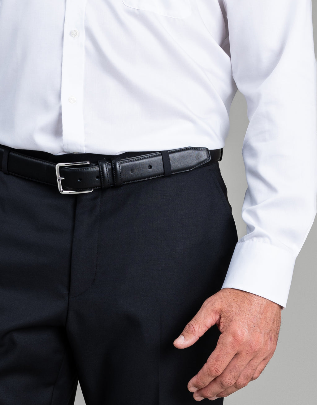 Hollywood Black Twill Suit Trouser