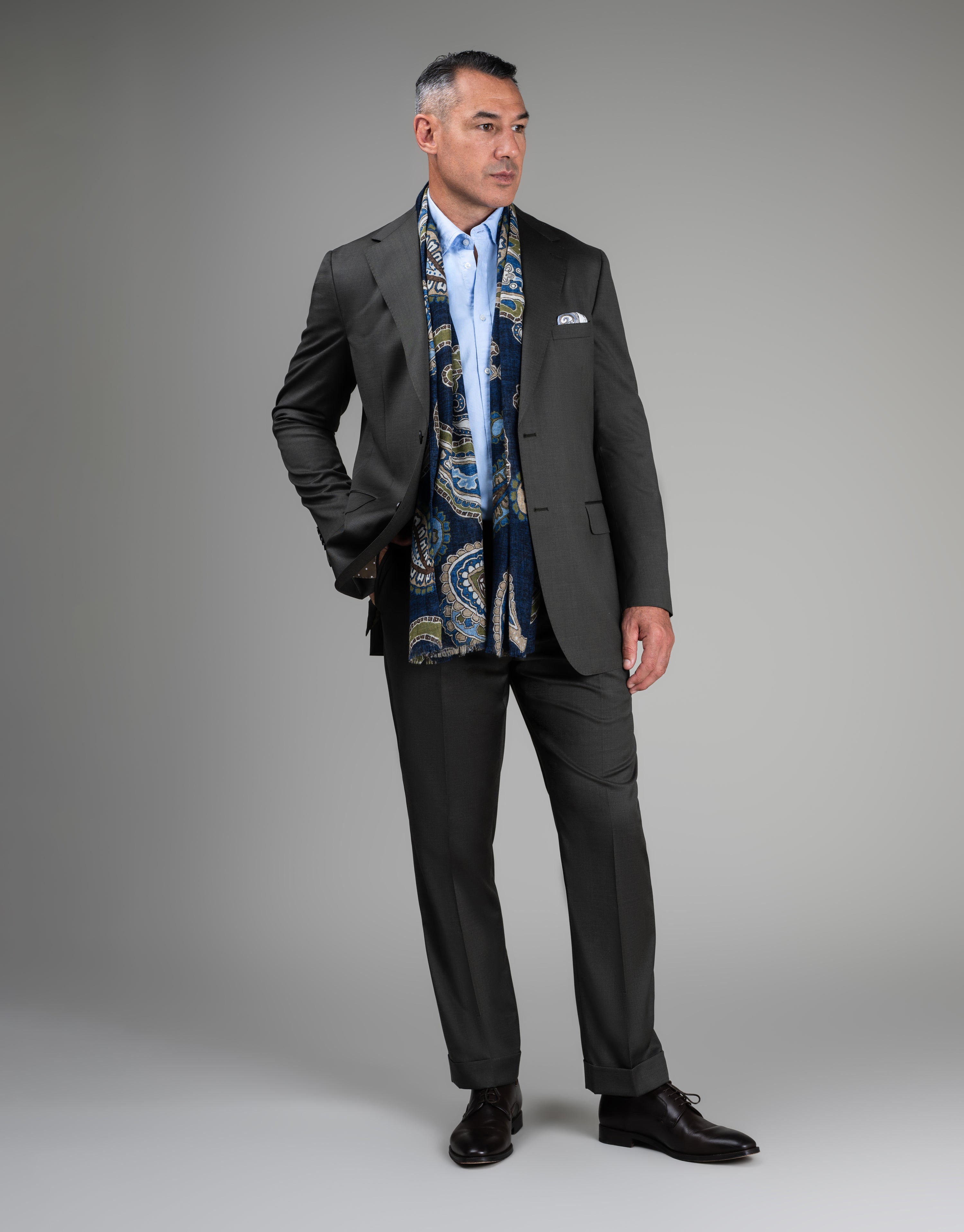 Evans Olive Green Twill Suit Trouser