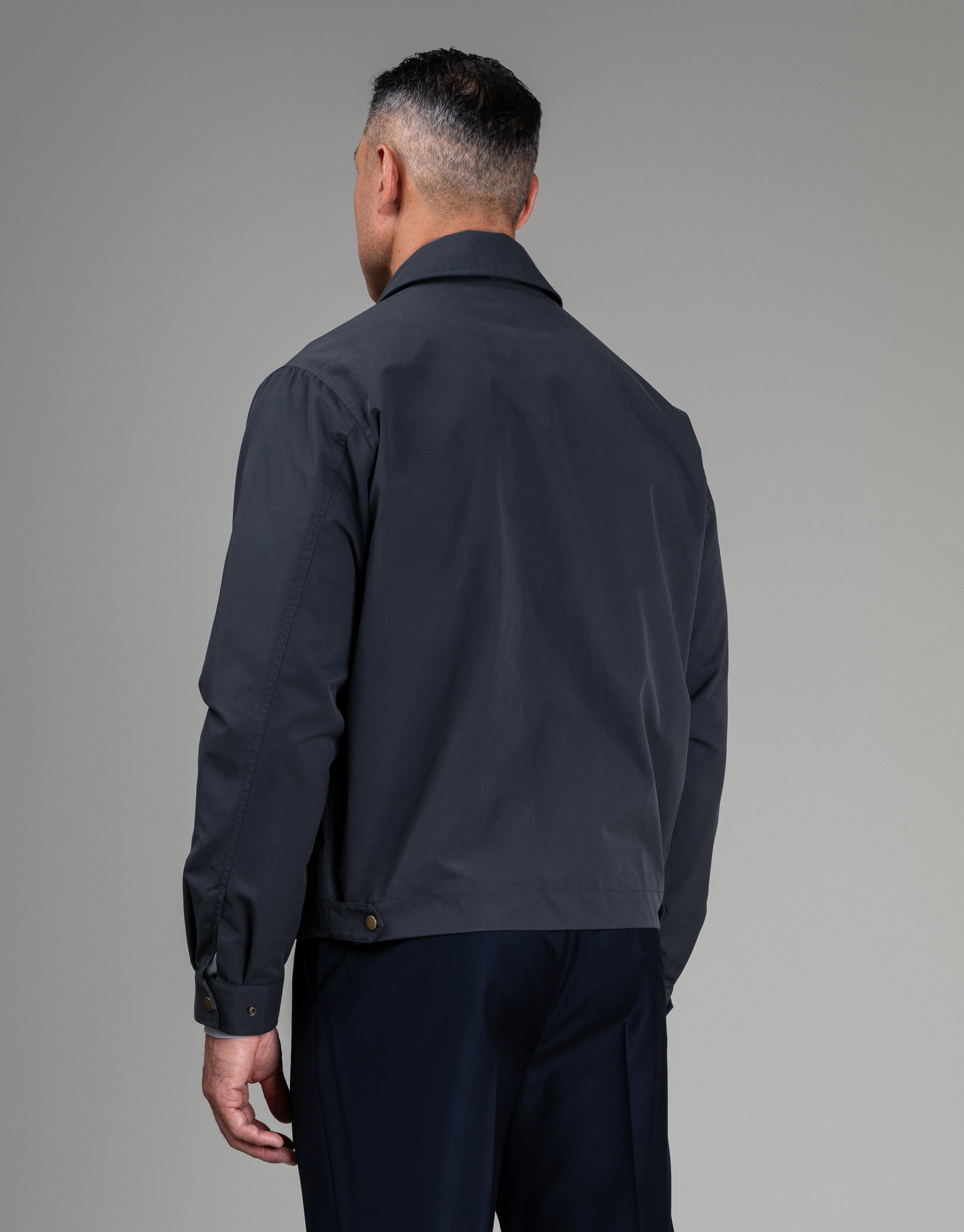 Abiko Charcoal Grey Harrington Jacket