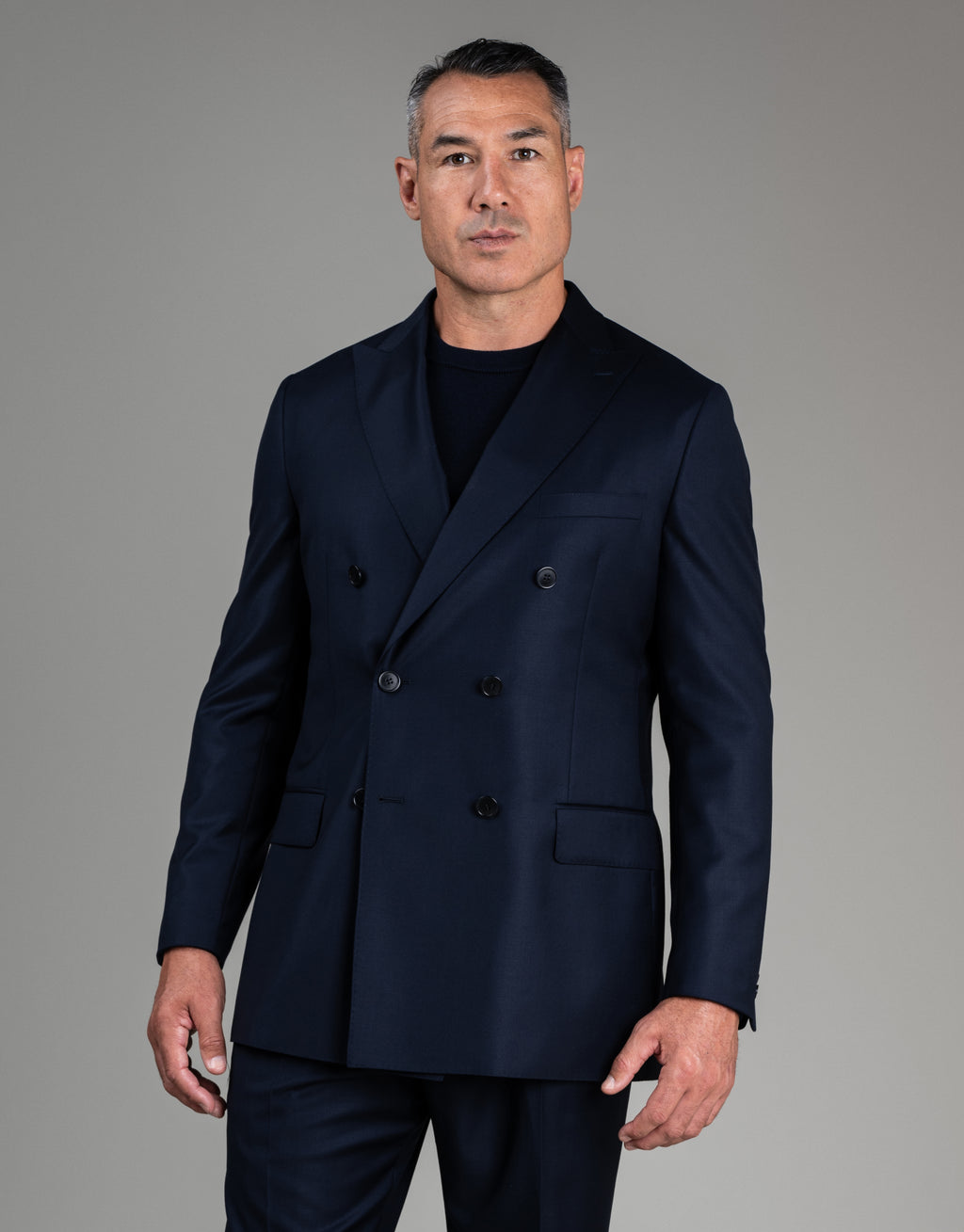 Doppio Navy Twill Suit