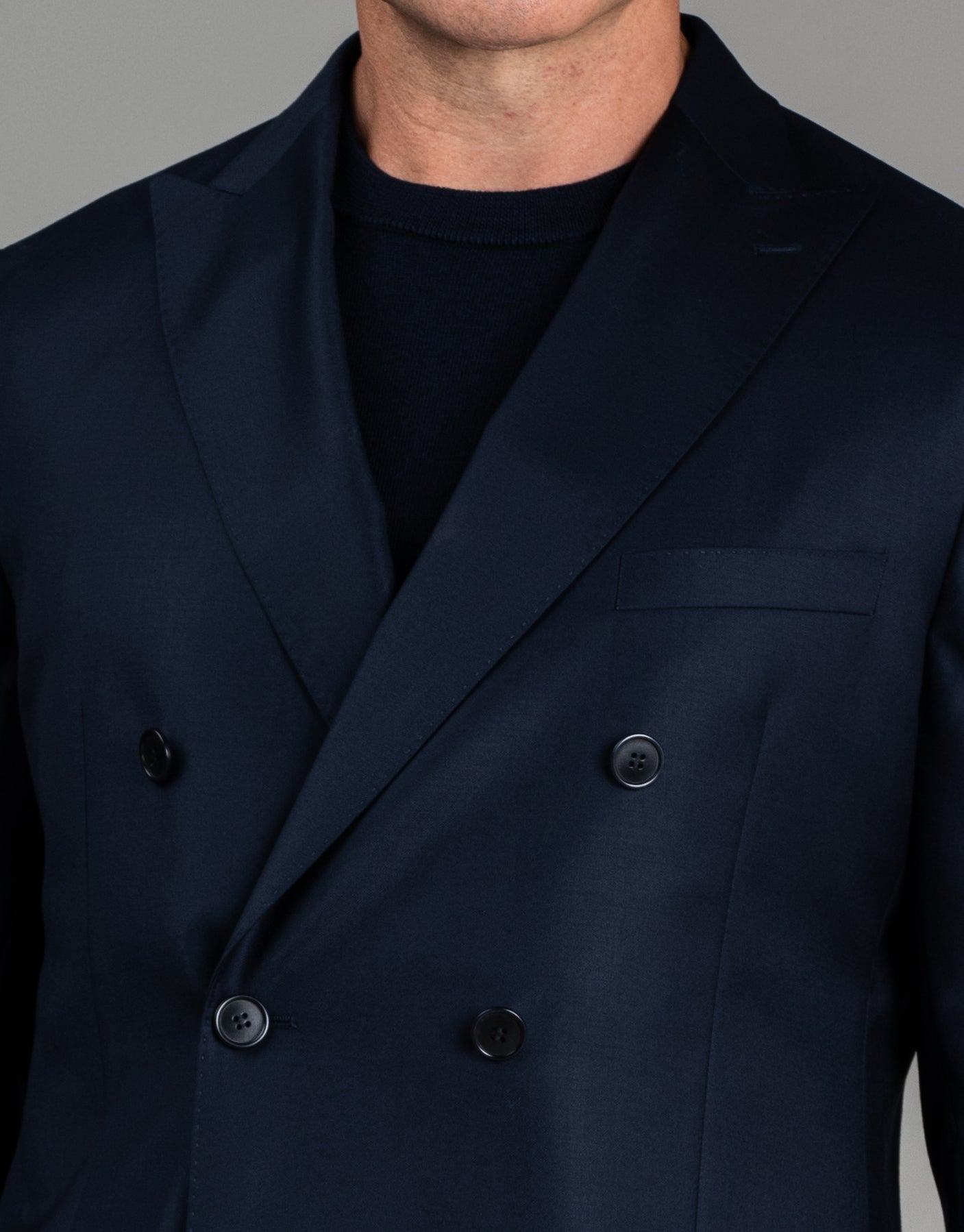 Doppio Navy Twill Suit