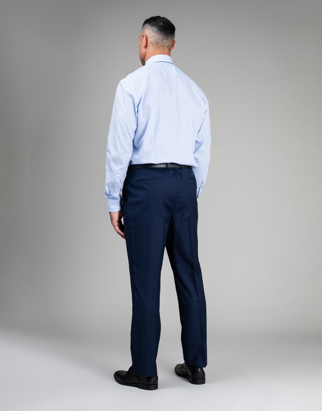 Cooper Navy Textured Two Trouser Suit