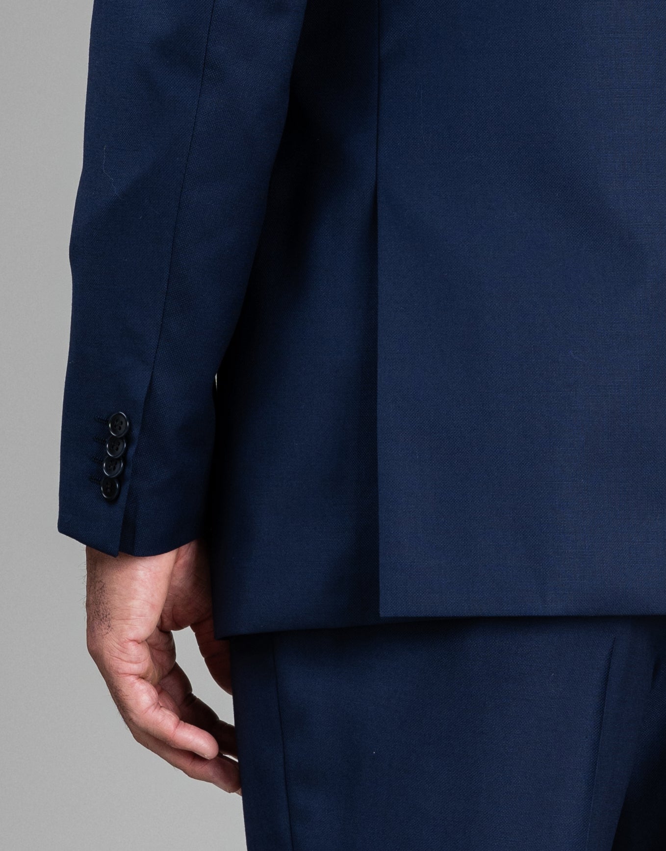 Cooper Navy Textured Two Trouser Suit