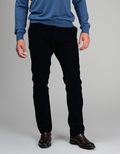 Tyler Navy Corduroy Chino