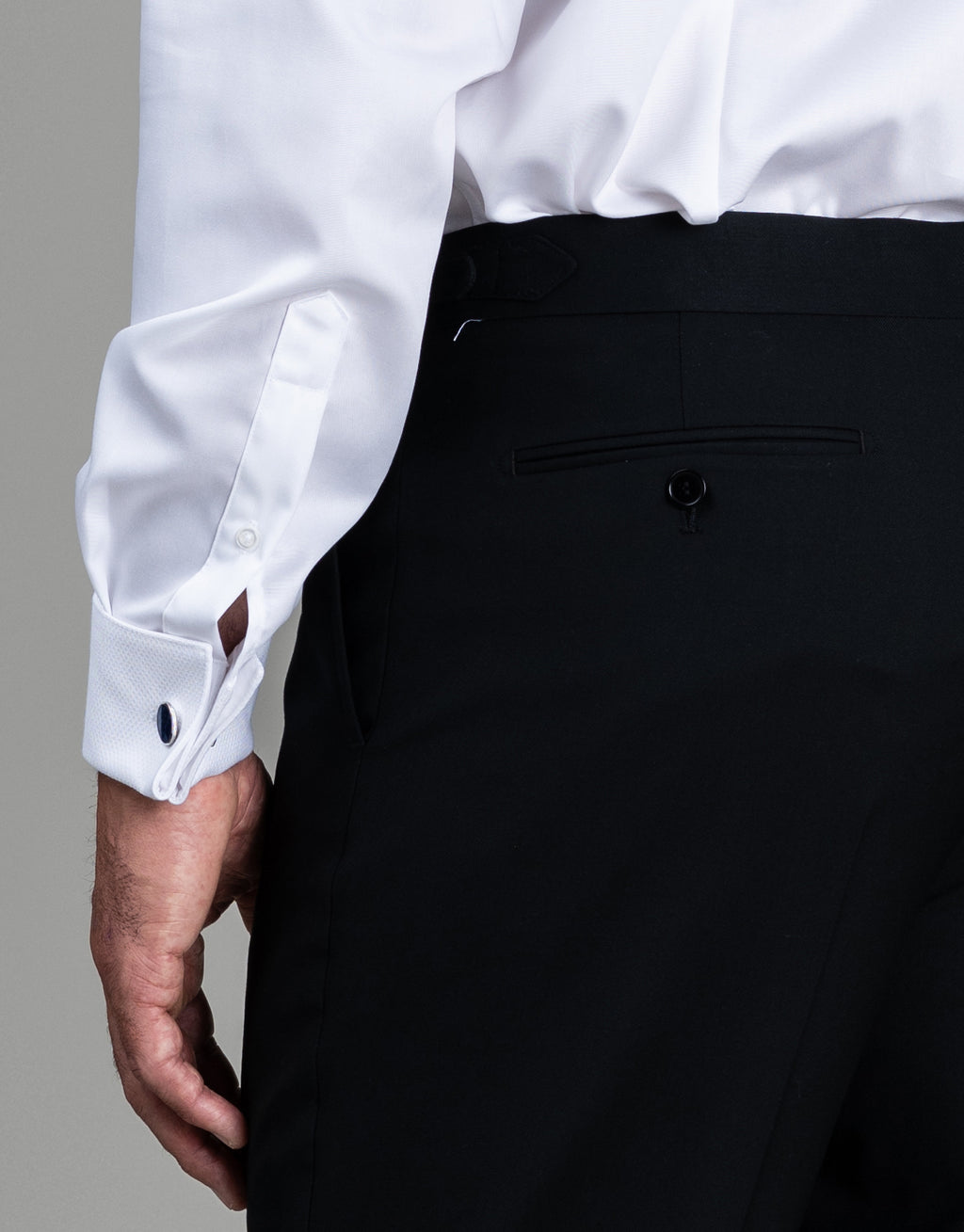 Evans Jet Black Trouser