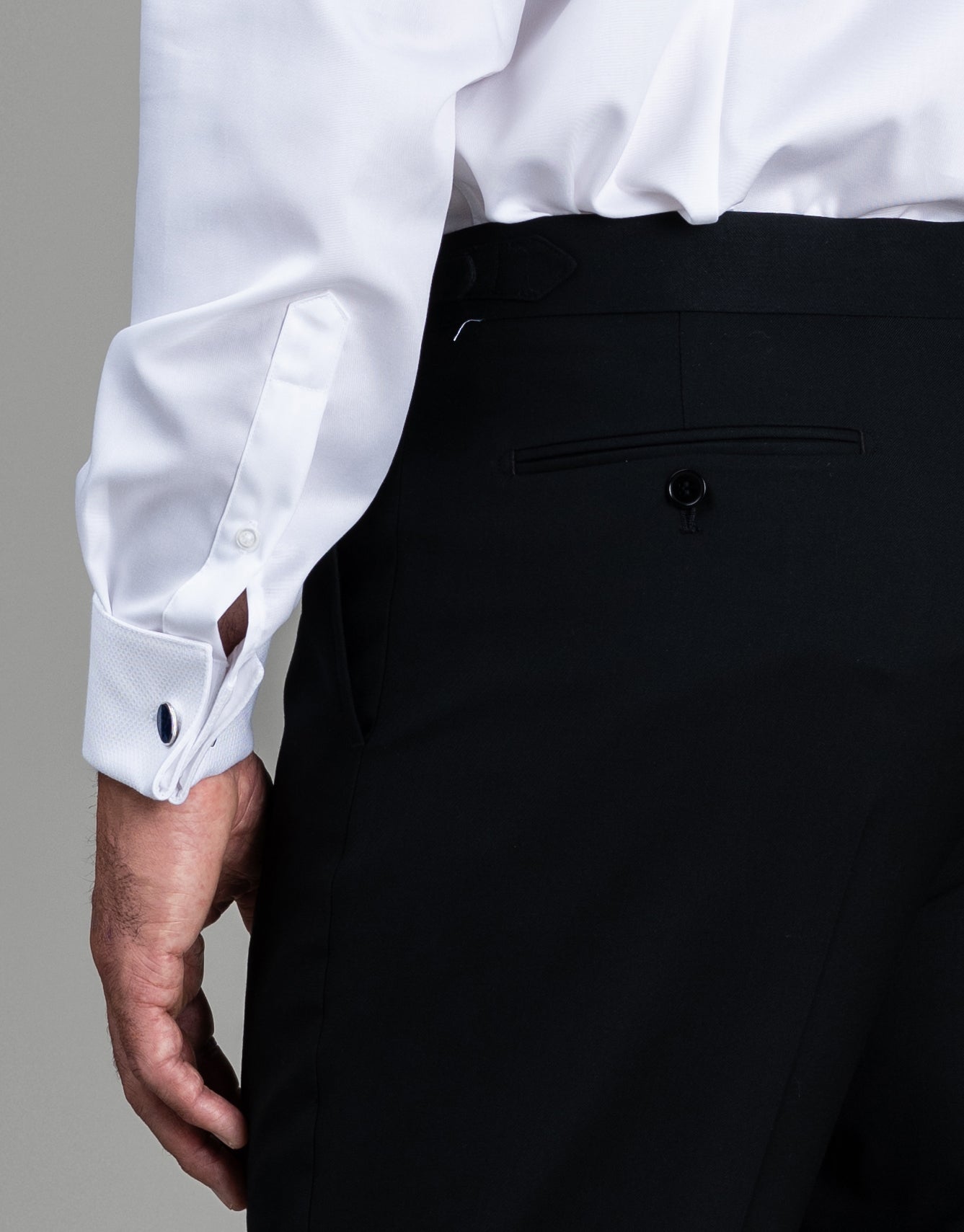 Evans Jet Black Trouser
