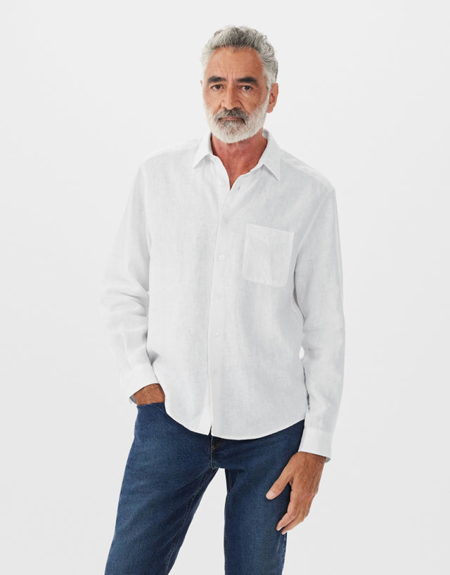 R.M.Williams Coalcliff White Shirt