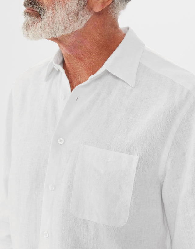 R.M.Williams Coalcliff White Shirt