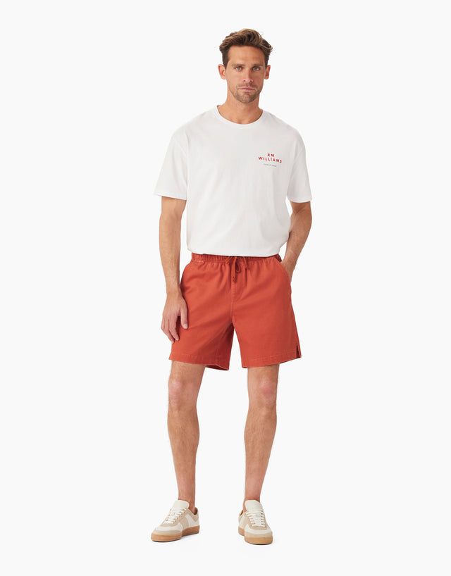 R.M.Williams Rugby Brick Washed Shorts