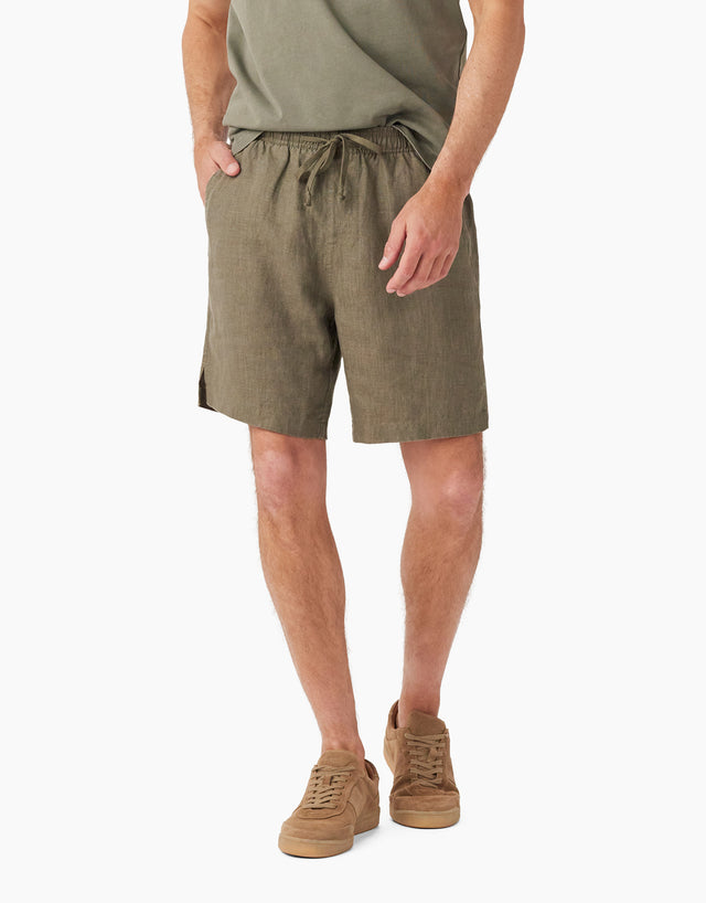 R.M.Williams Rugby Military Linen Shorts