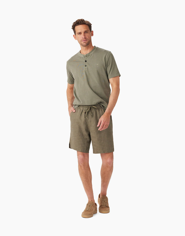 R.M.Williams Rugby Military Linen Shorts