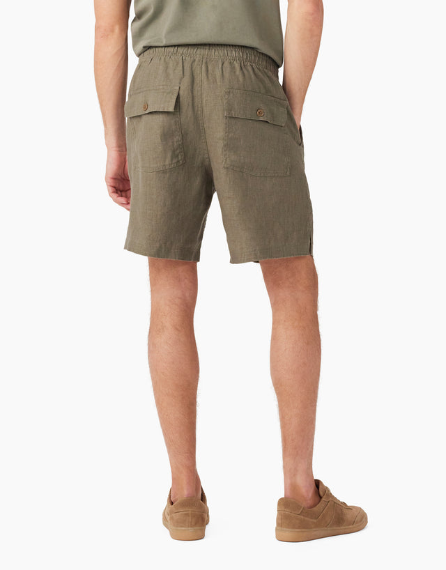 R.M.Williams Rugby Military Linen Shorts