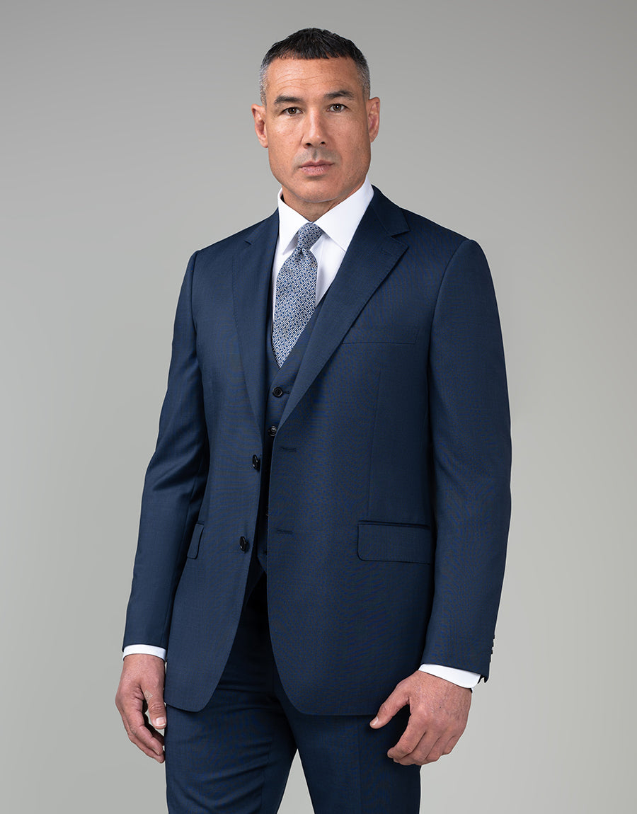 Cumbria Blue Nailhead Suit Jacket