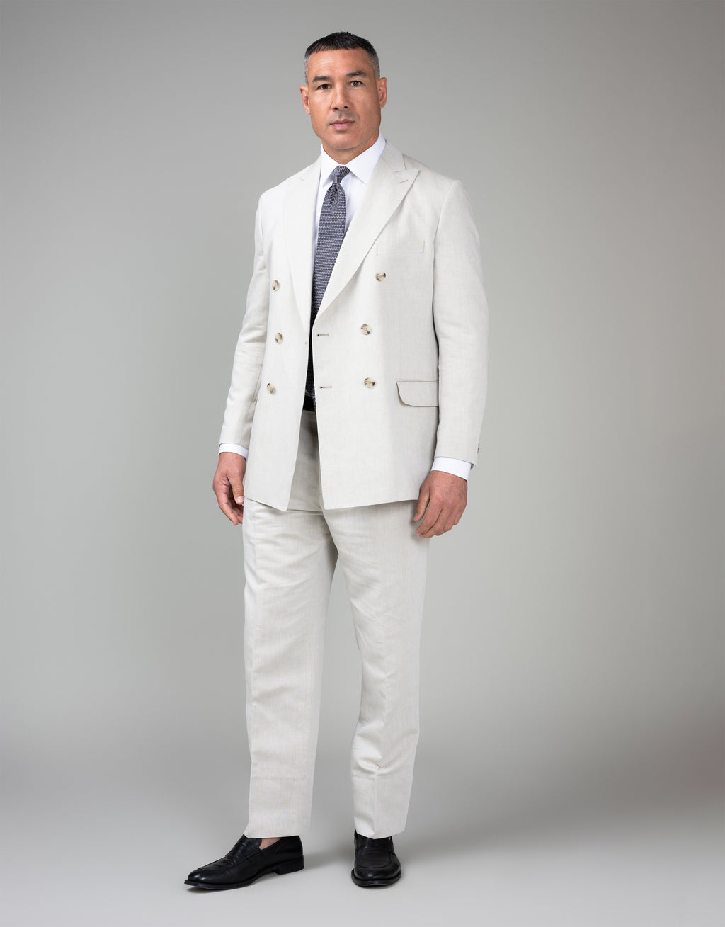 Crete Beige Linen-Cotton Trouser