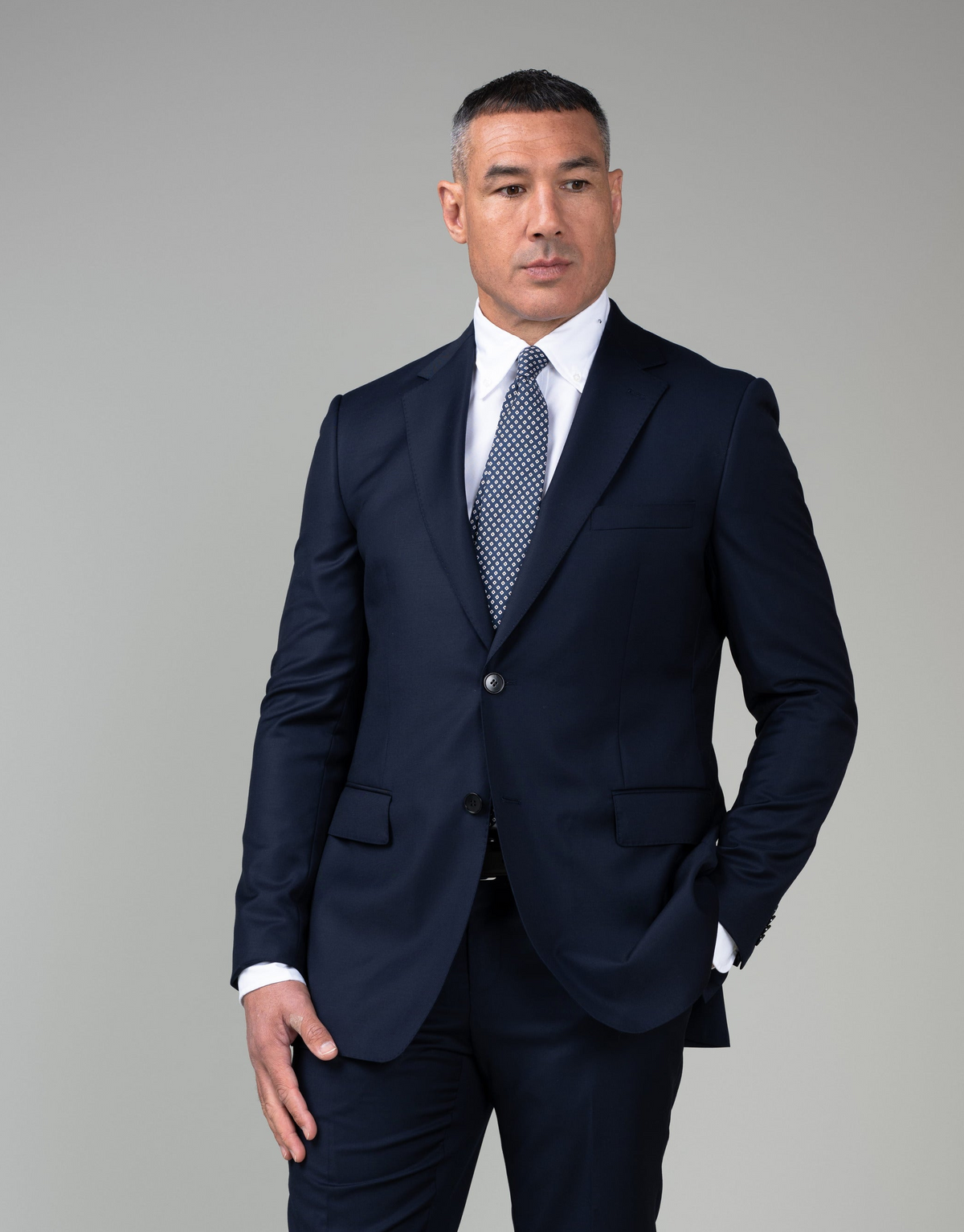 Cooper Navy Twill Suit