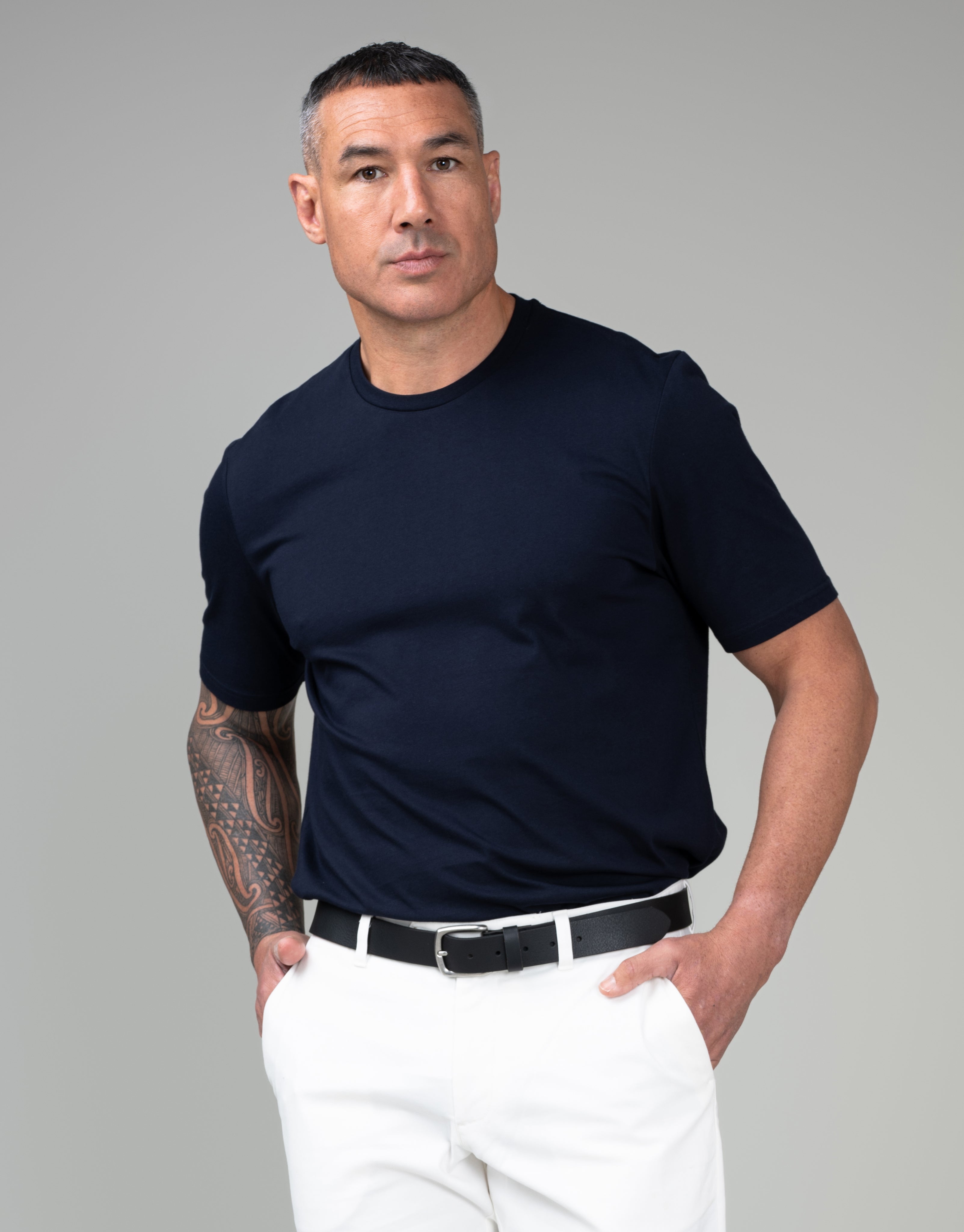 Sorrento Navy T-Shirt