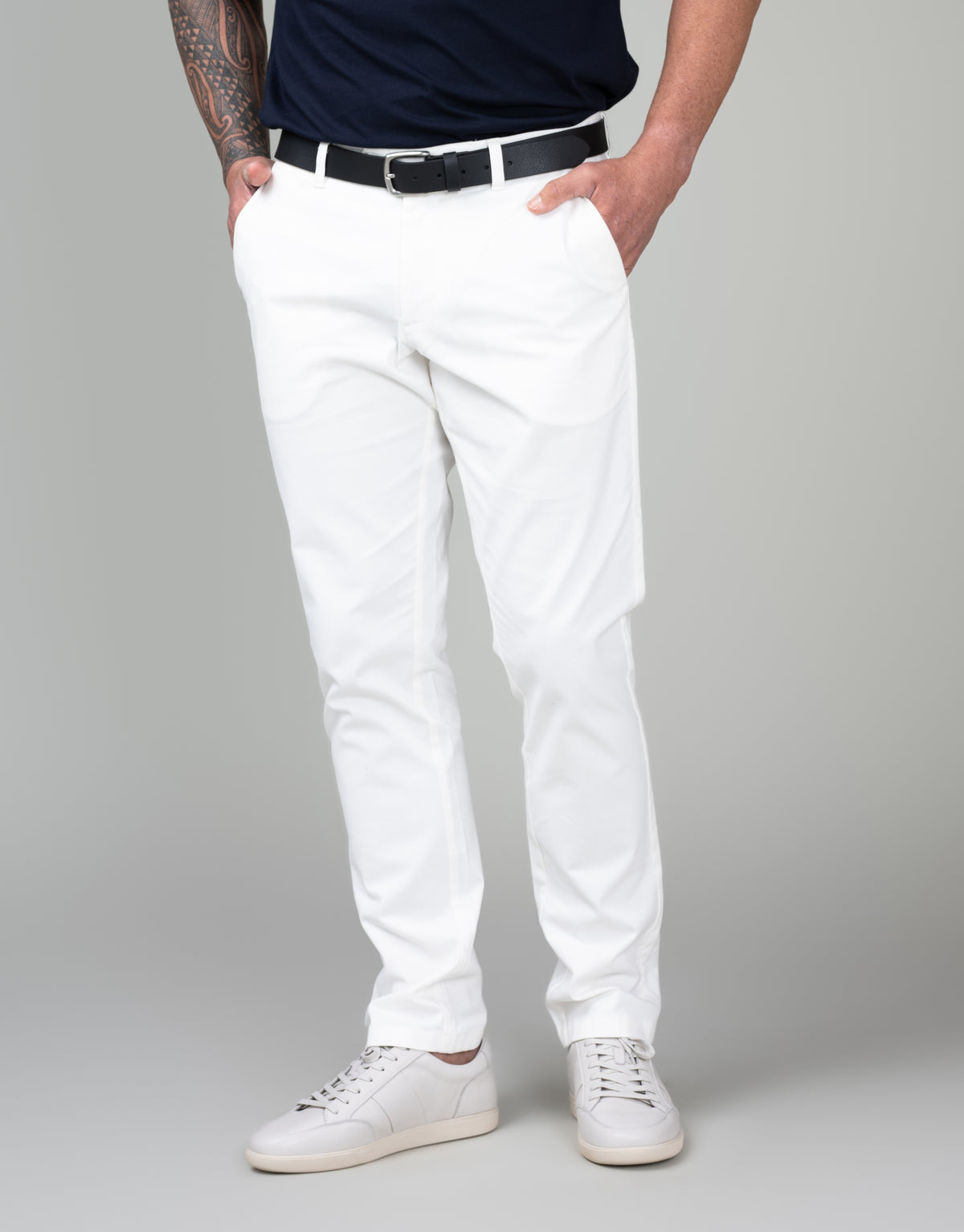 Tyler White Twill Chinos
