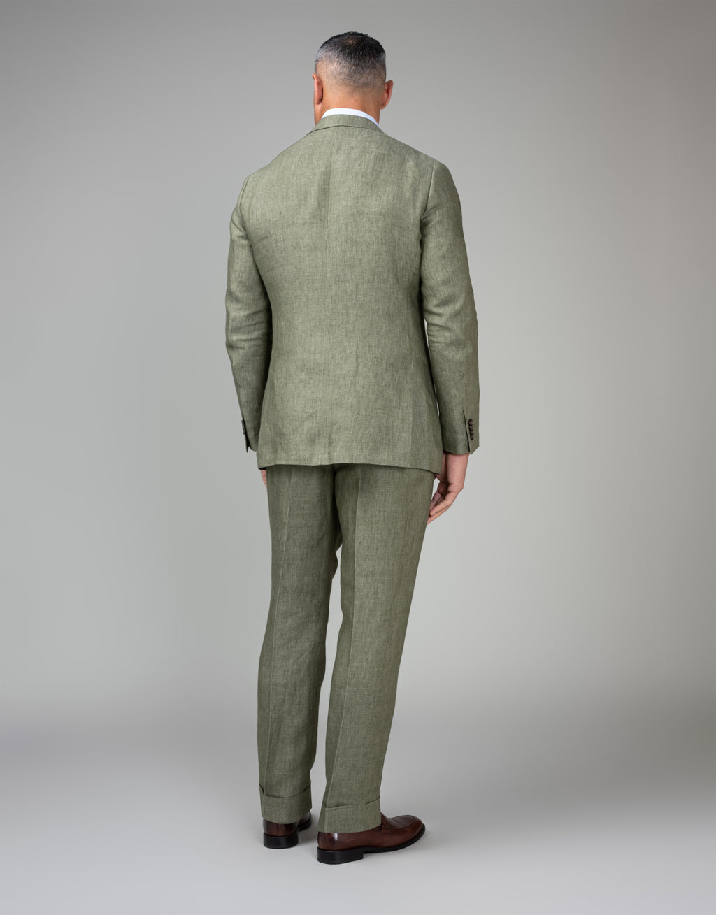 Malta Sage Green Linen Suit