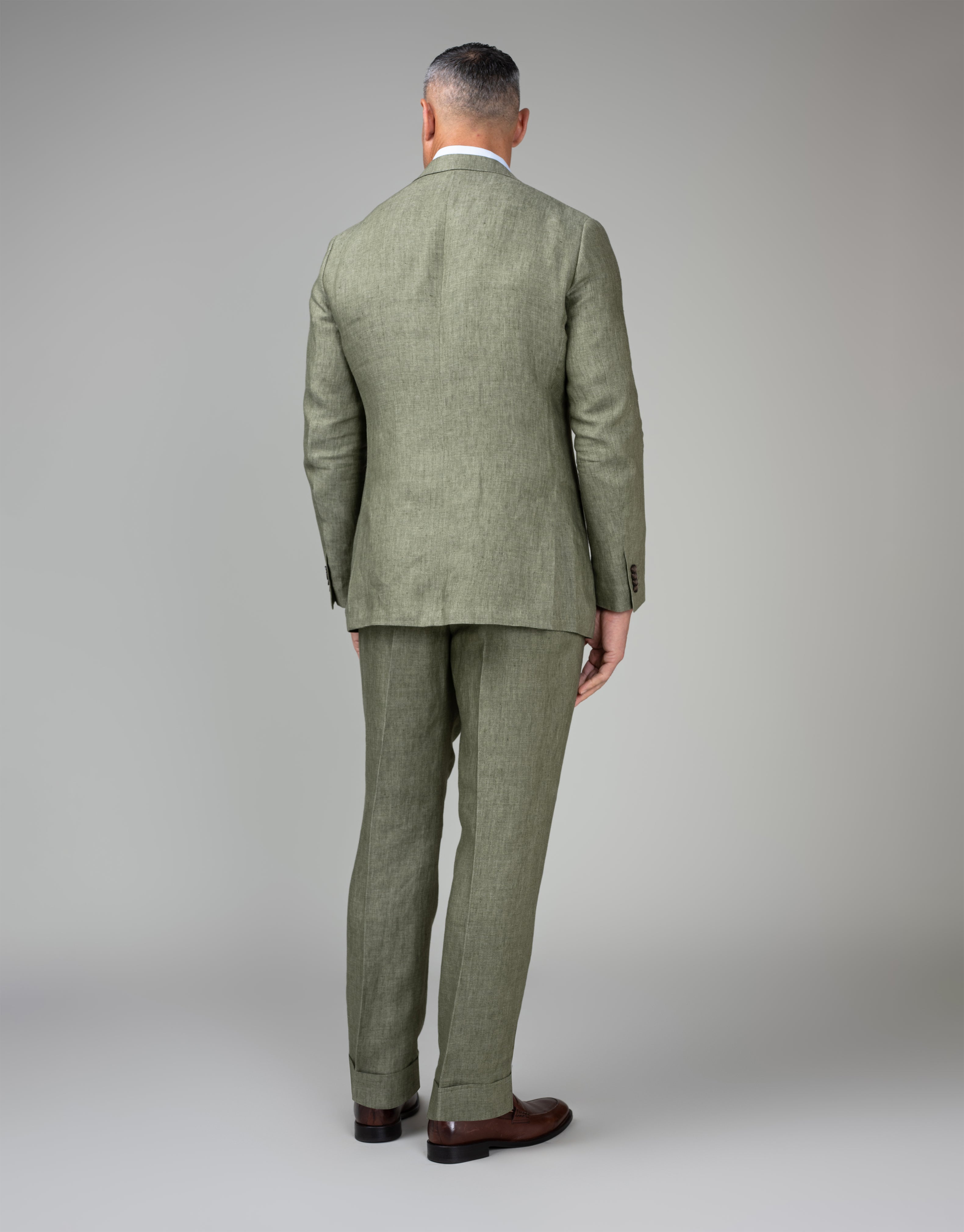 Malta Sage Green Linen Suit