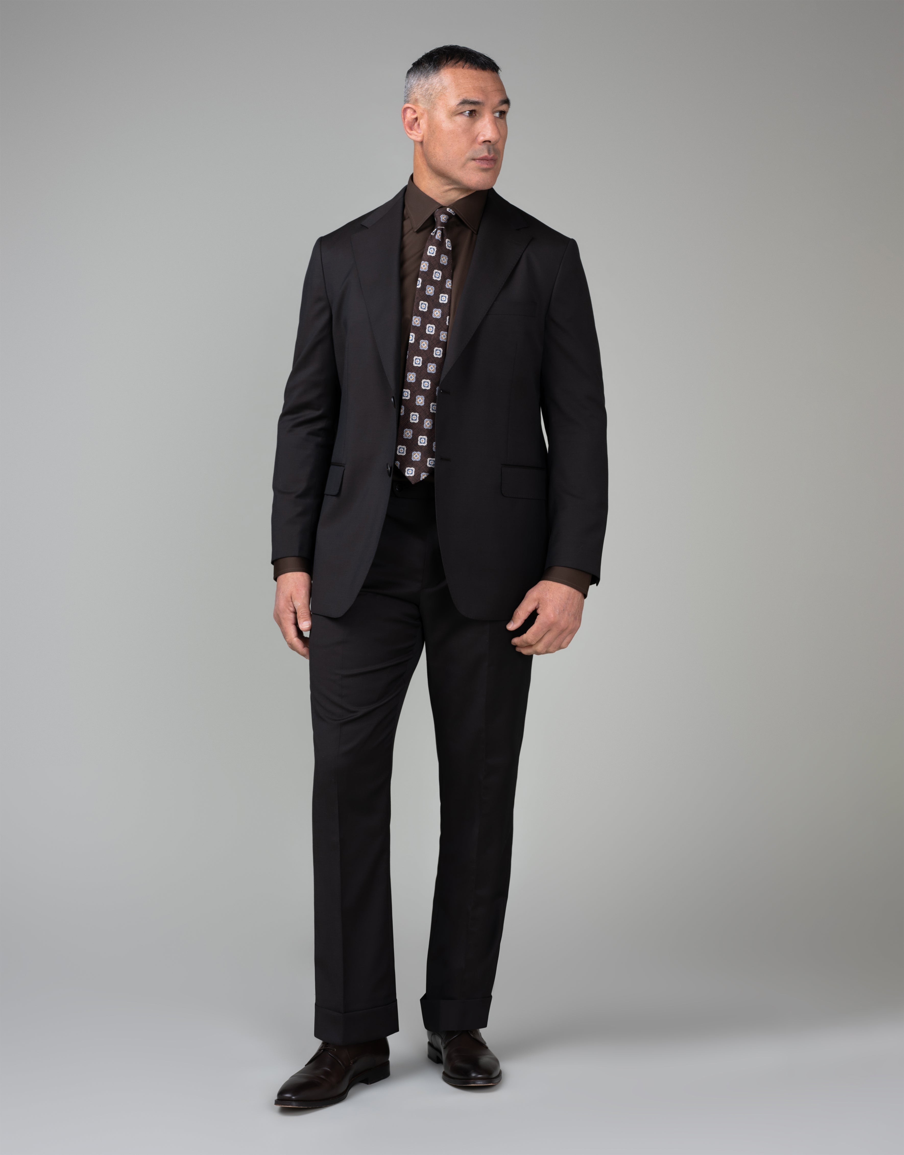 Cyprus Chocolate Brown Suit
