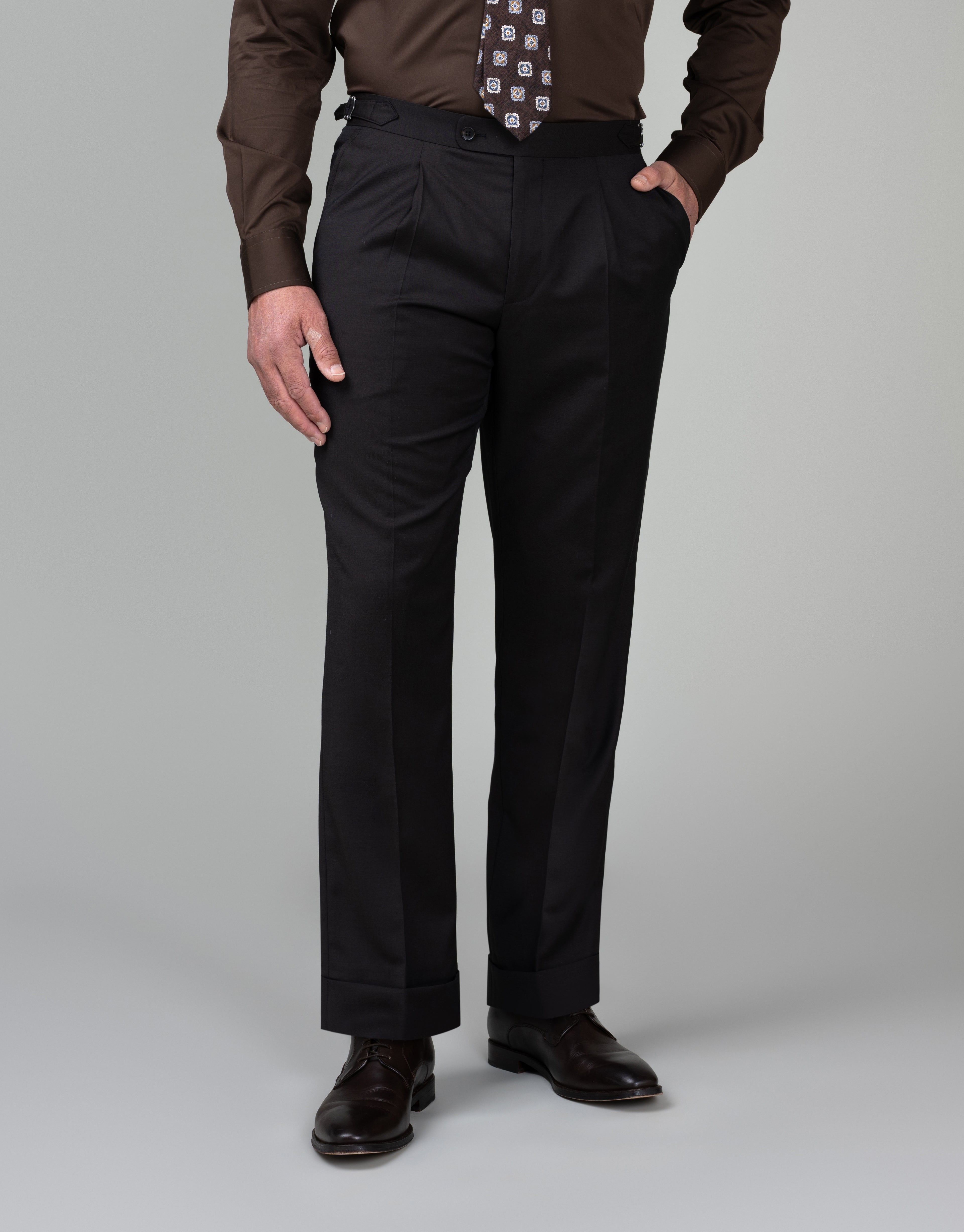 Evans Chocolate Brown Trouser