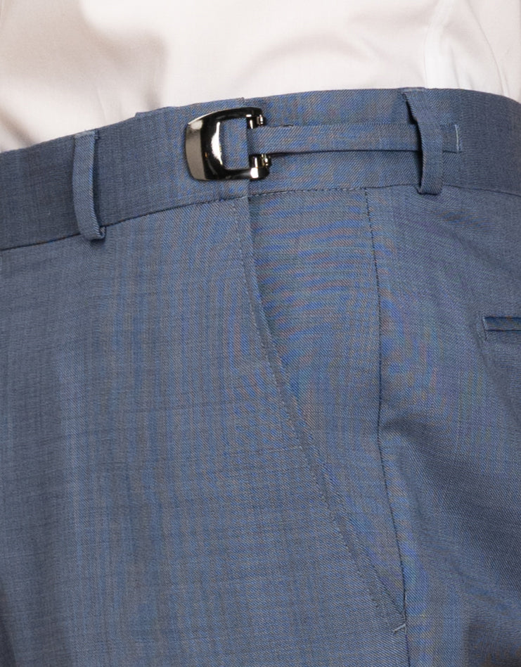 Hire Lautner Pale Blue Sharkskin Suit Trouser