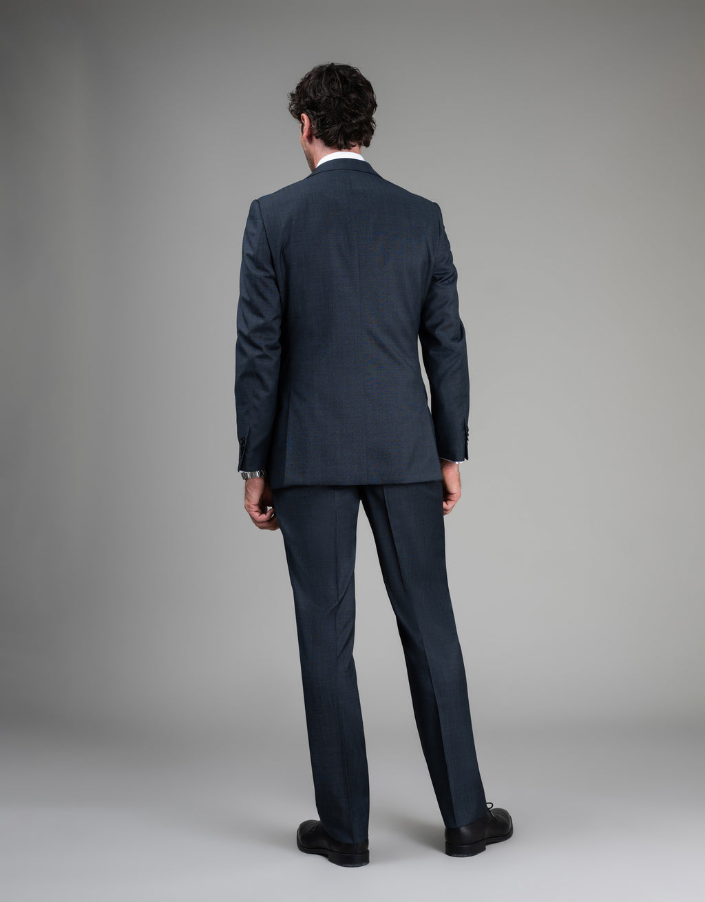 Cooper Steel Blue Nailhead Suit
