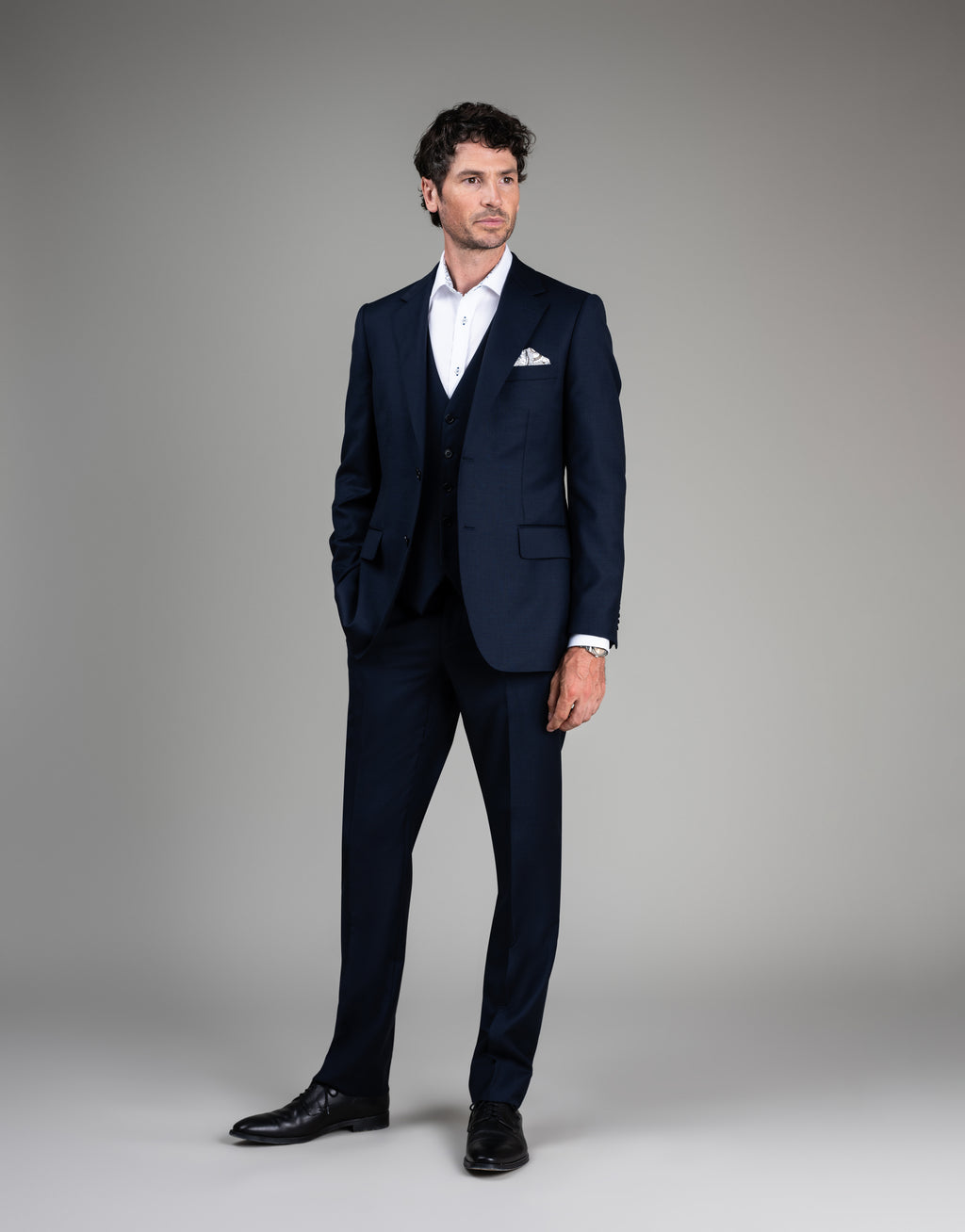 Churchill Navy Waistcoat
