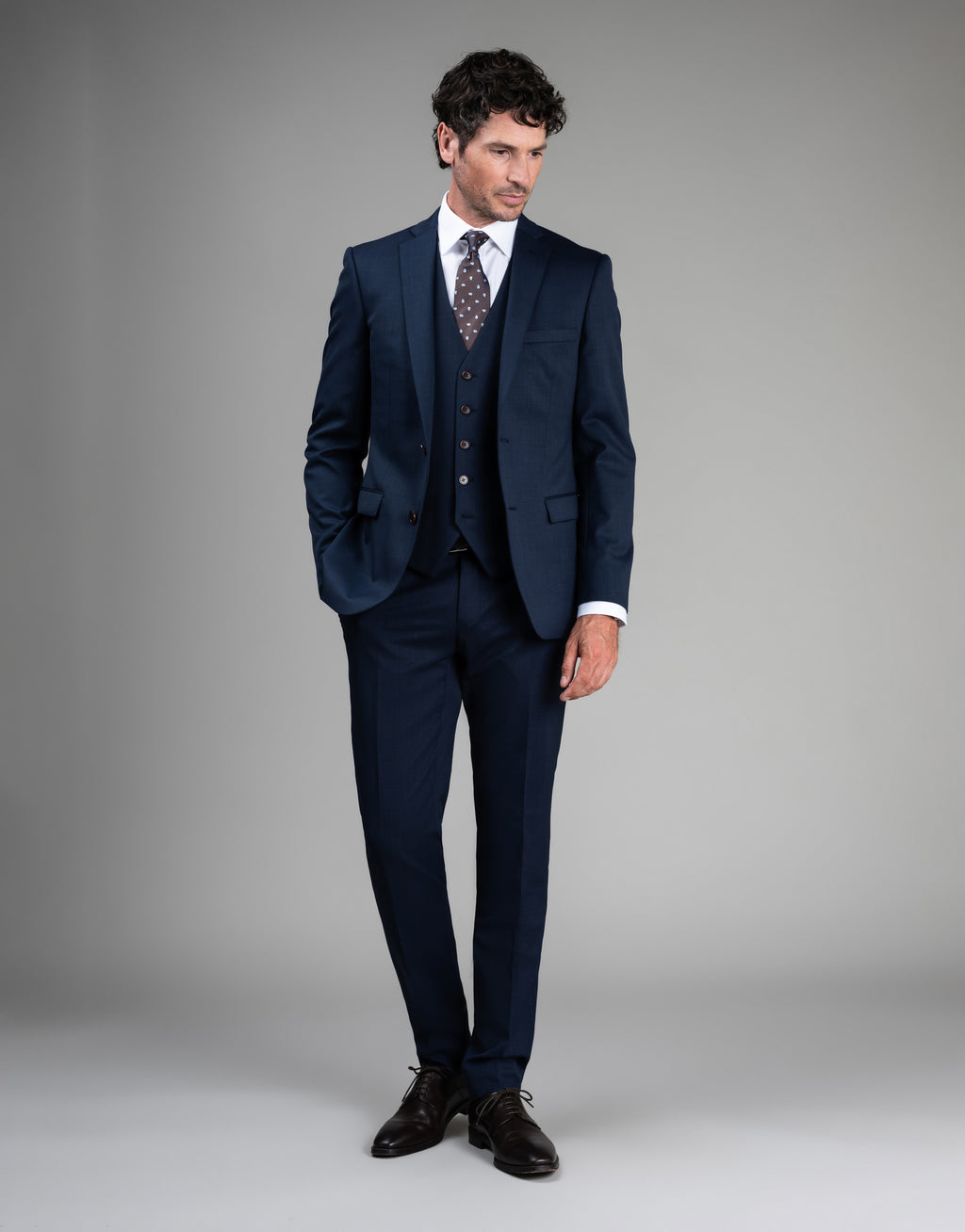 Fresh Navy Suit Jacket