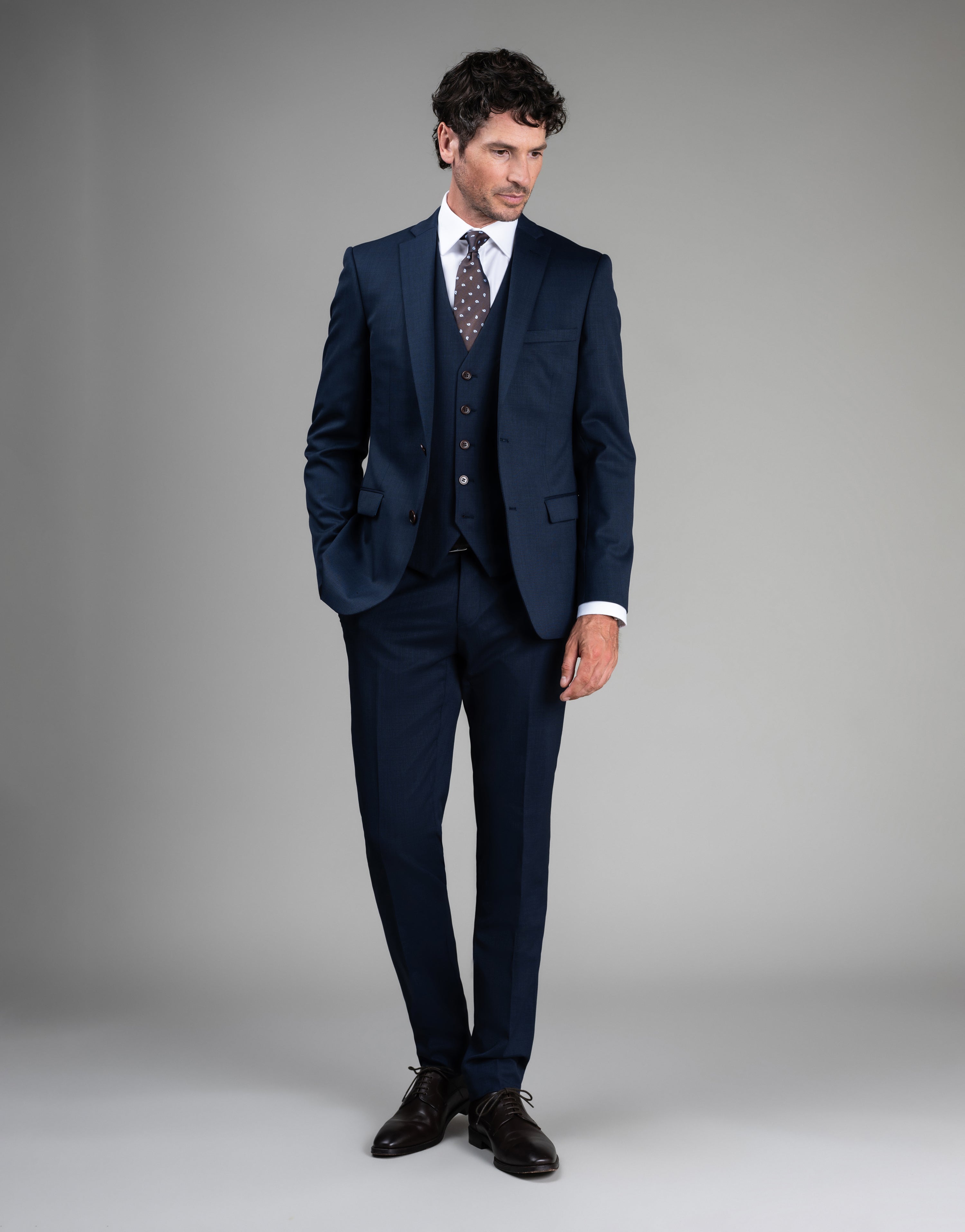 Fresh Navy Suit Jacket