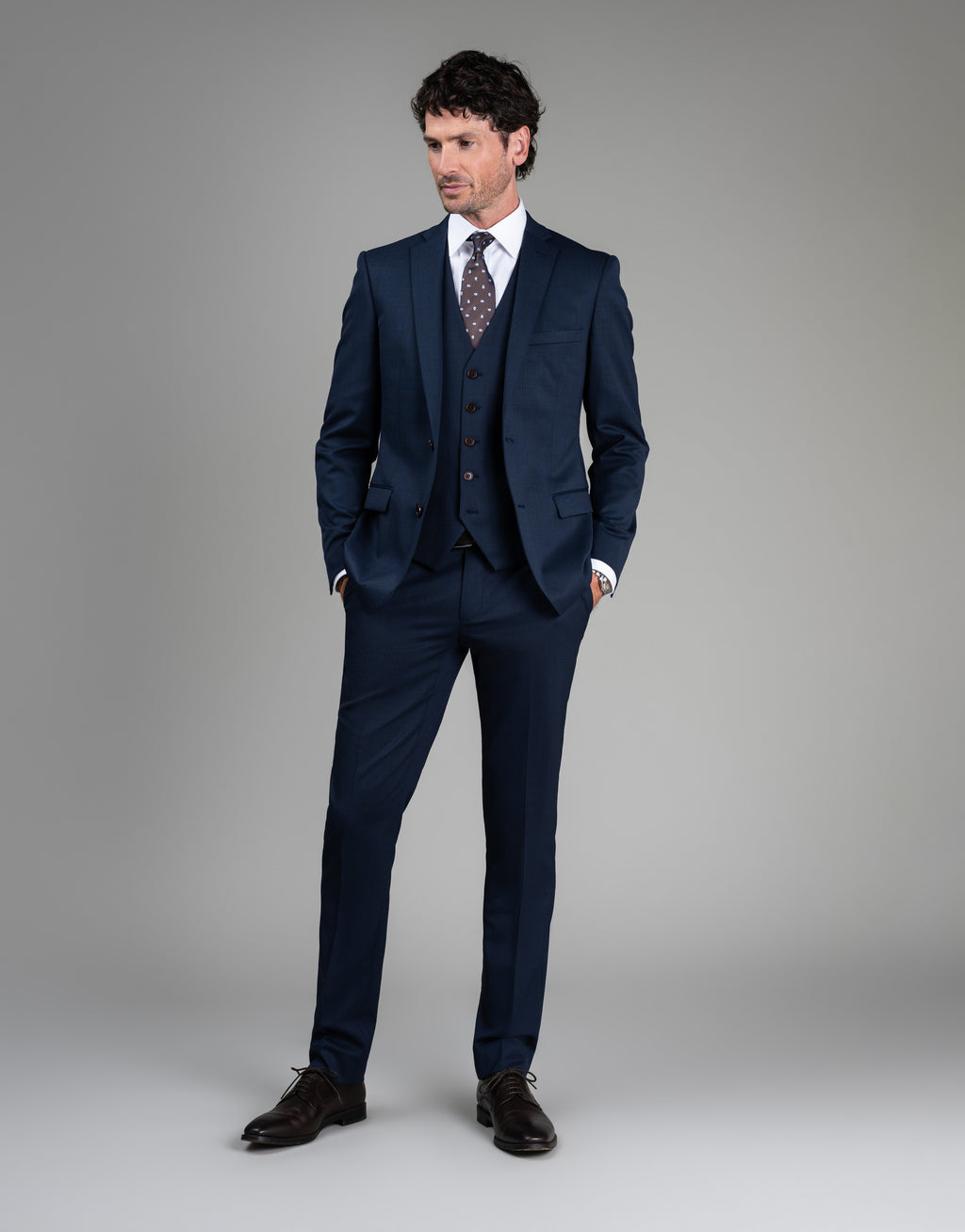 Churchill Navy Waistcoat
