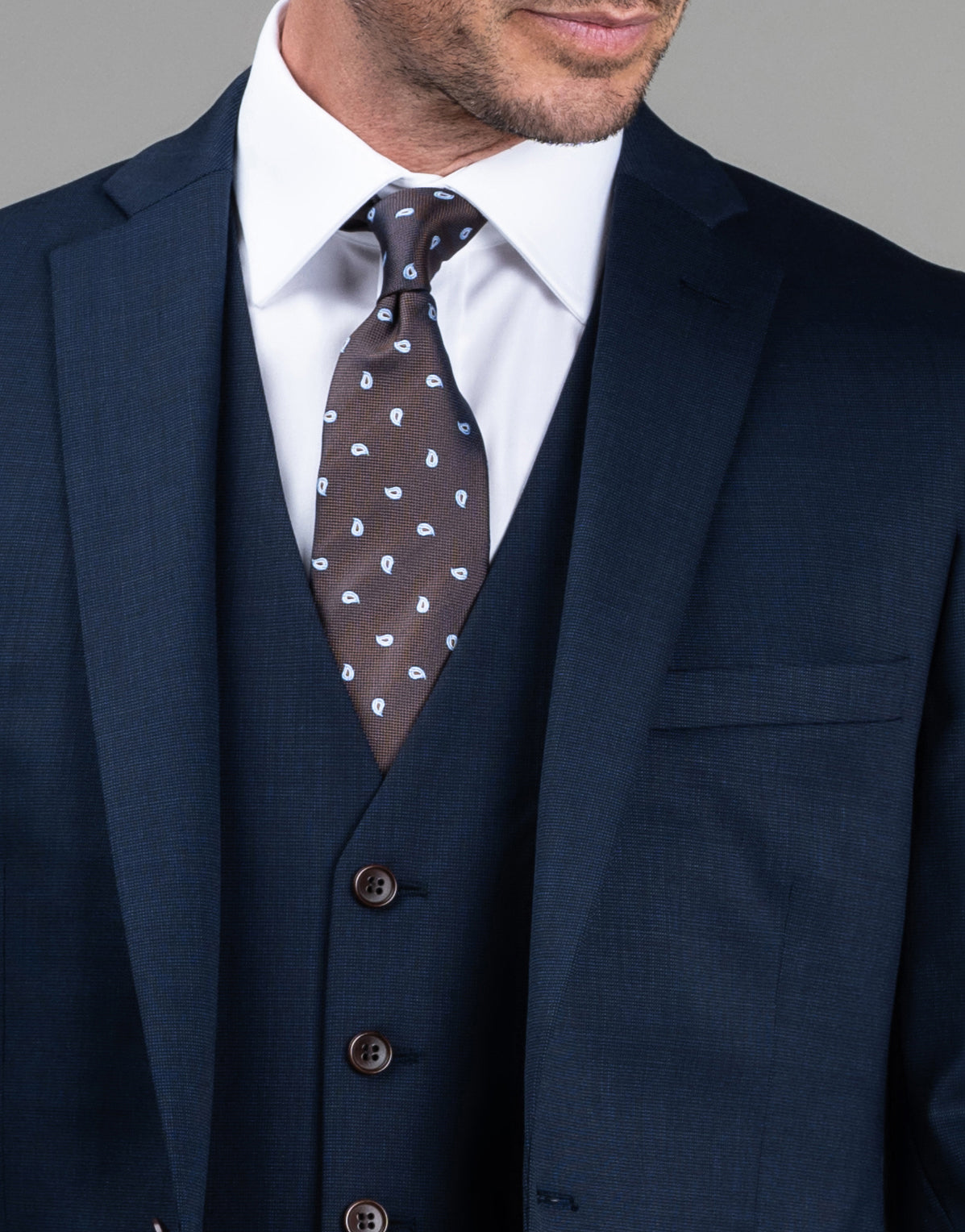 Fresh Navy Suit Jacket