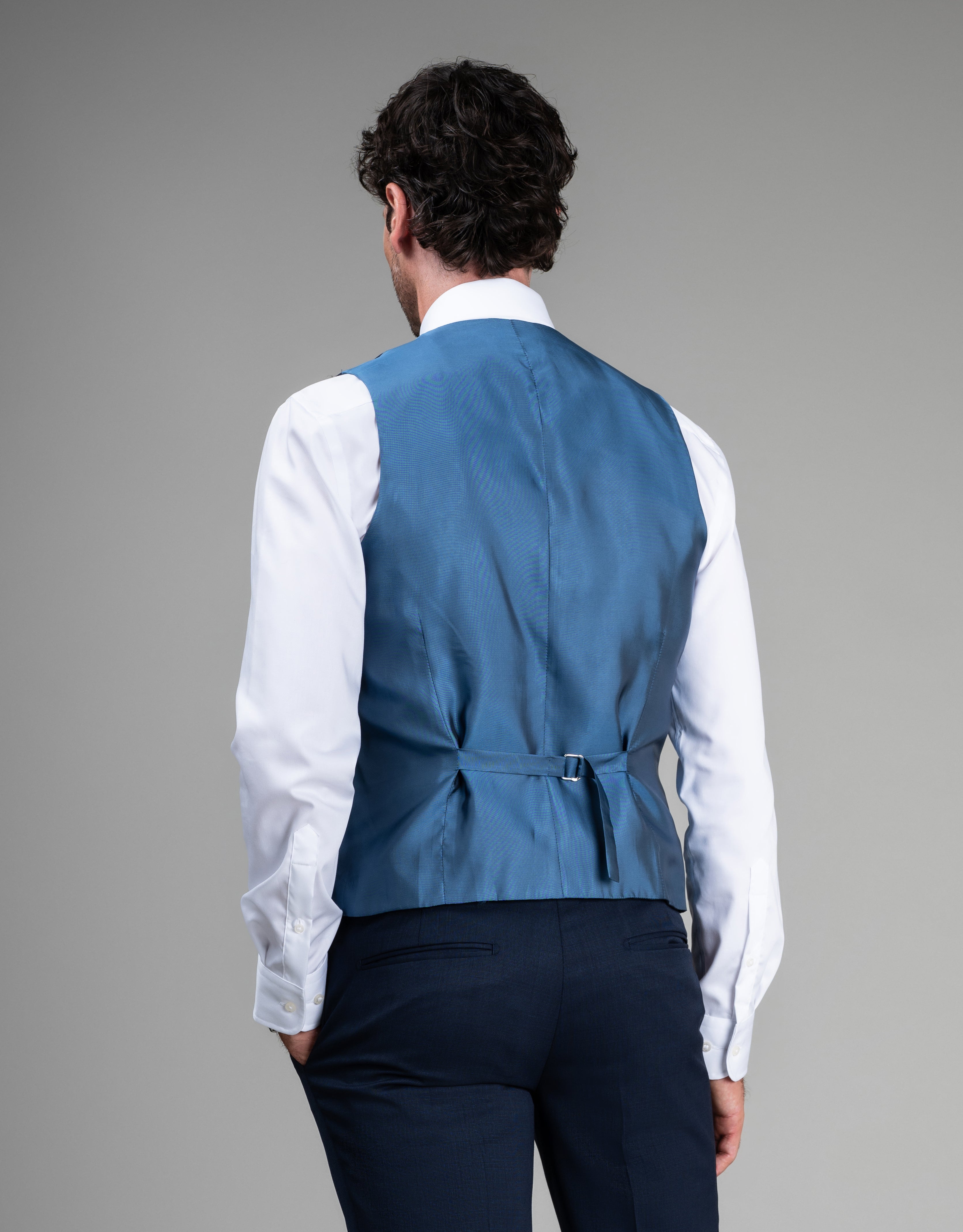 Churchill Navy Waistcoat